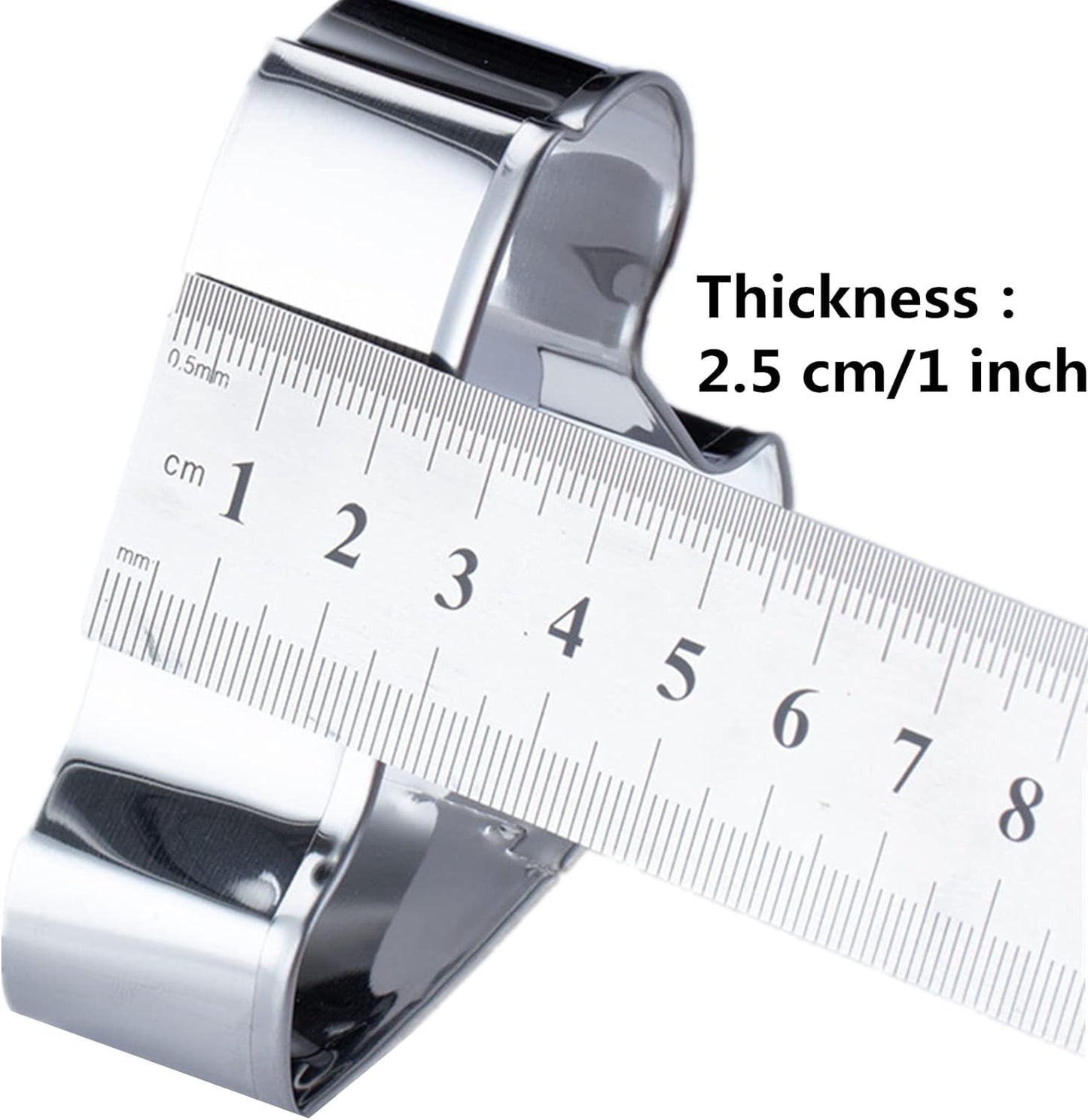 Large Size Dress Shaped Cookie Cutter, Stainless Steel Short Sleeved Wedding Dress Princess Dress Cookie Cutter, 4.9 Inches