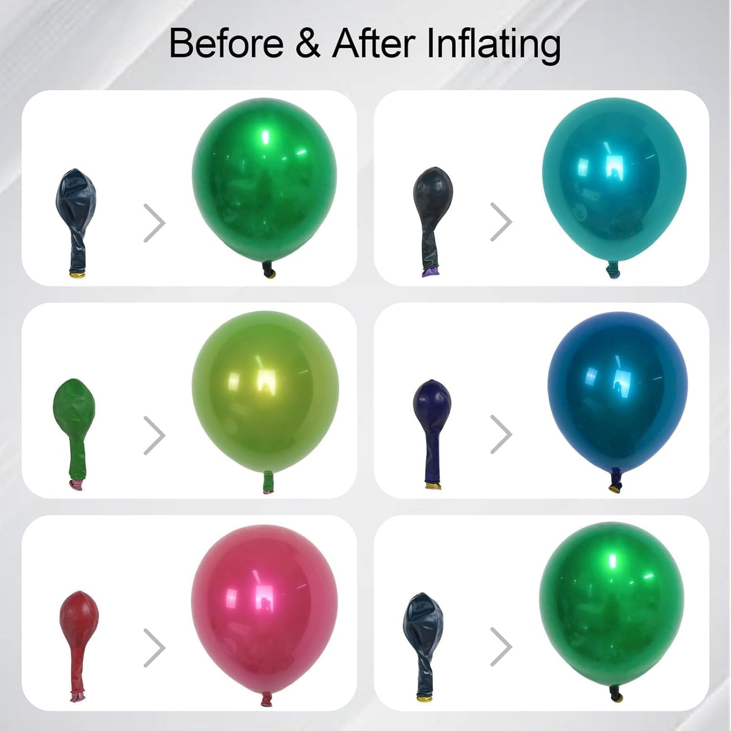 Double-stuffed Metallic Colorful Balloons, 30 Pcs 12 Inch Multicolor Balloons with Double Layer Design for Birthday Party, Wedding, Anniversary, and Celebration Decorations, Includes 10m White Ribbon