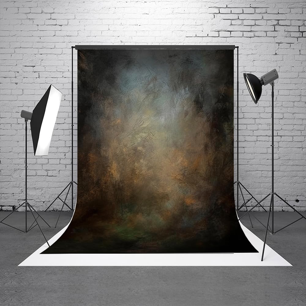 5x7ft Old Master Mottled Portrait Photography Backdrops Abstract Rust Spots Backdrop Background for Photoshoot