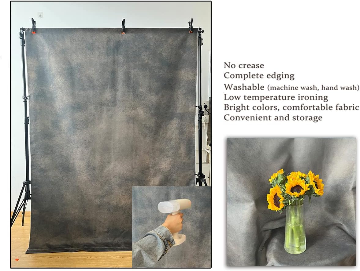 5x7ft Dark Brown Mottled Texture Photography Backdrop for Portrait Photo Studio Prop Abstract Background for Photographyer