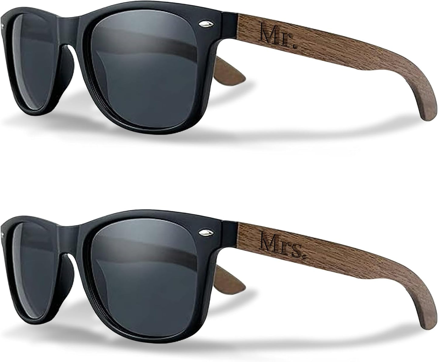 Bride and Groom Polarized Sunglasses for Wedding – UV400 Protection, Lightweight & Stylish Couple Sunglasses