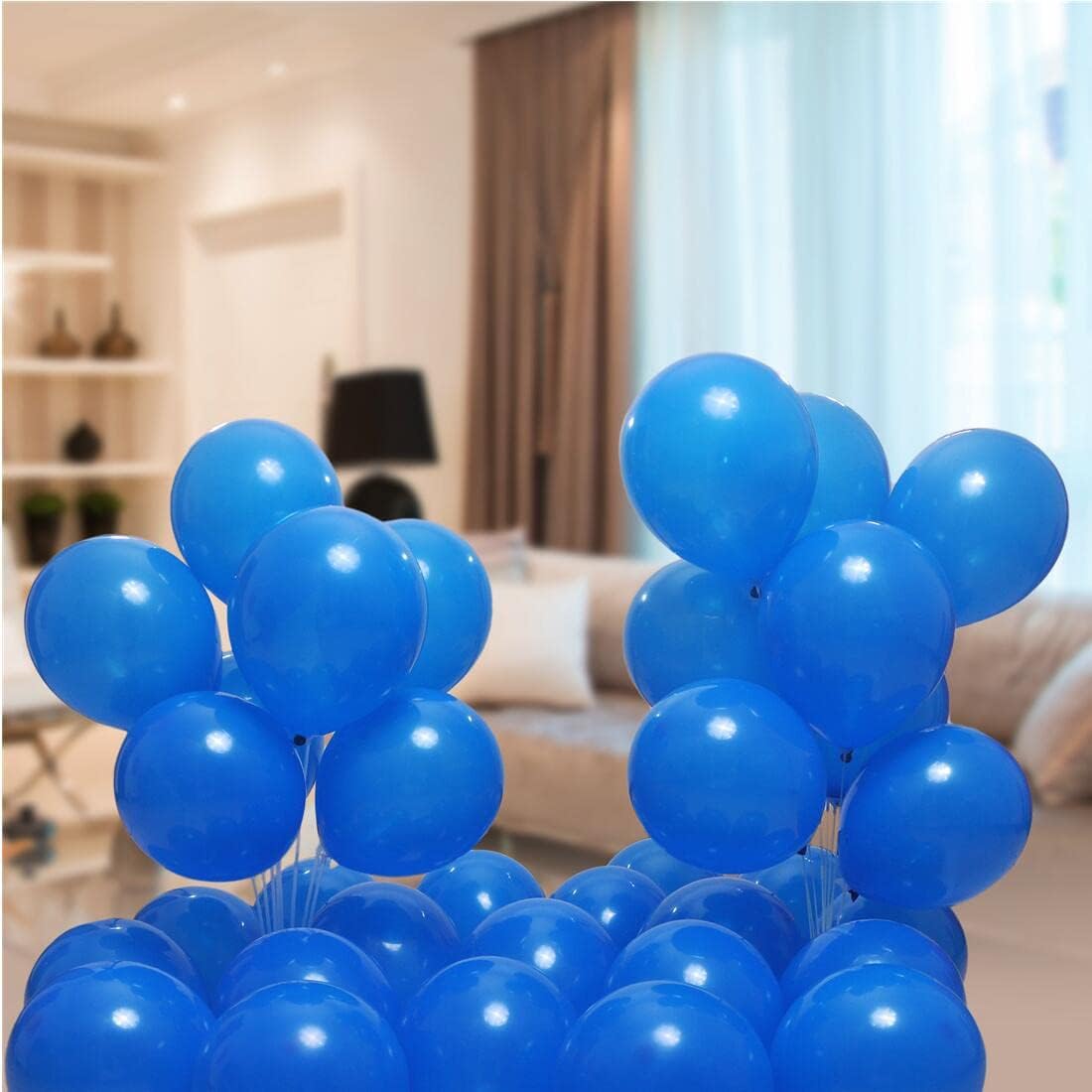 300 Pack Blue Balloons 12 inch Blue Latex Party Balloon Bulk for Various Party Events Decorations