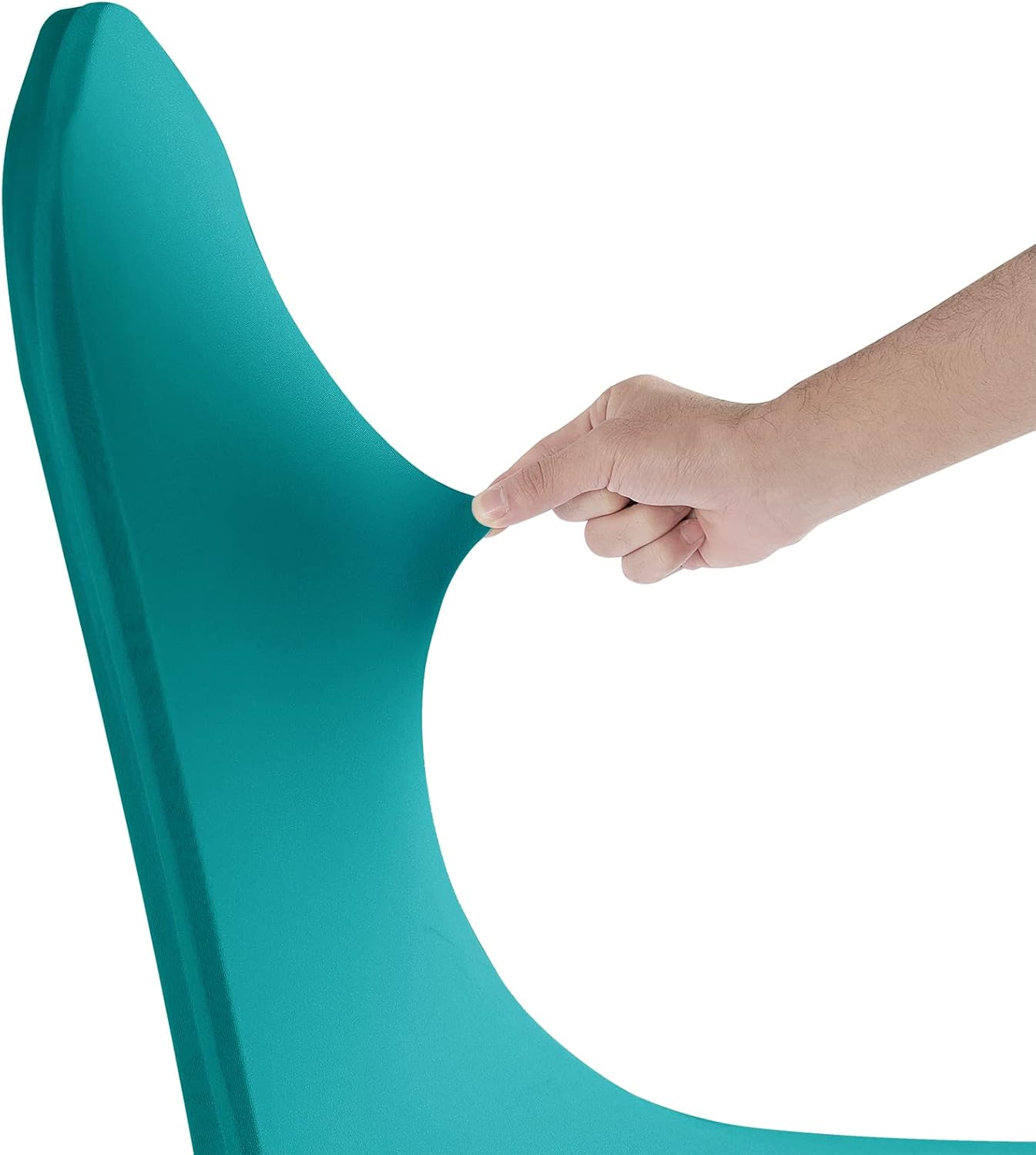 SUPERO Waterproof Spandex Chair Cover 25PCS, Stretch Dining Chair Covers, Polyester Outdoor Chair Covers, Protector Stretch Chair Cover for Party Universal, Banquet, Wedding Event, Hotel(Turquoise)