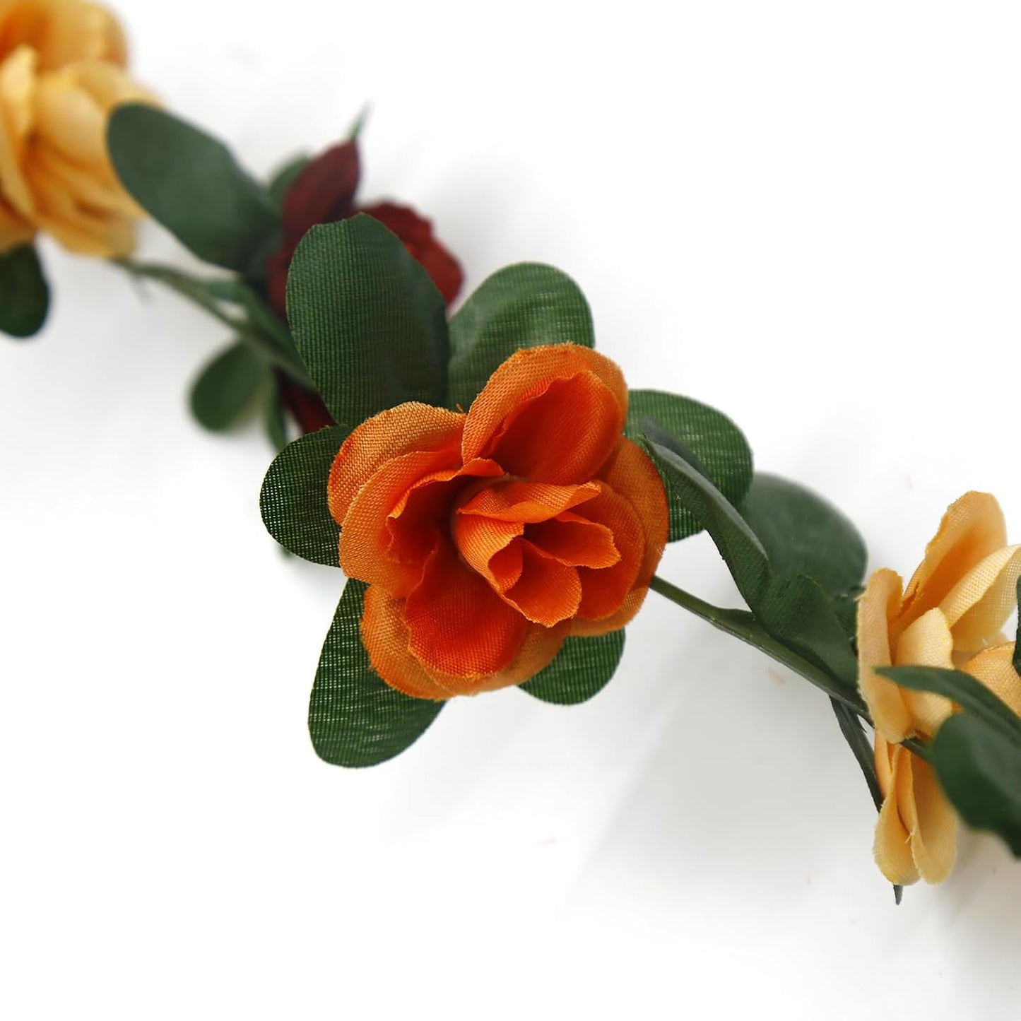 12 PCS 98.4 FT Artificial Flower Garland Rose Garland for Wedding Room Decor（12,Terracotta）