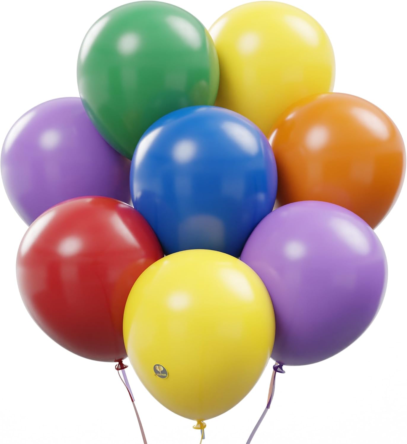 AFTERLOON® Biodegradable Balloons 50 pcs Assorted 10 Inch, Matte Color Thickened Extra Strong Latex Helium Float, for Baby Shower Gender Reveal Garland Arch Wedding Birthday Party Decorations