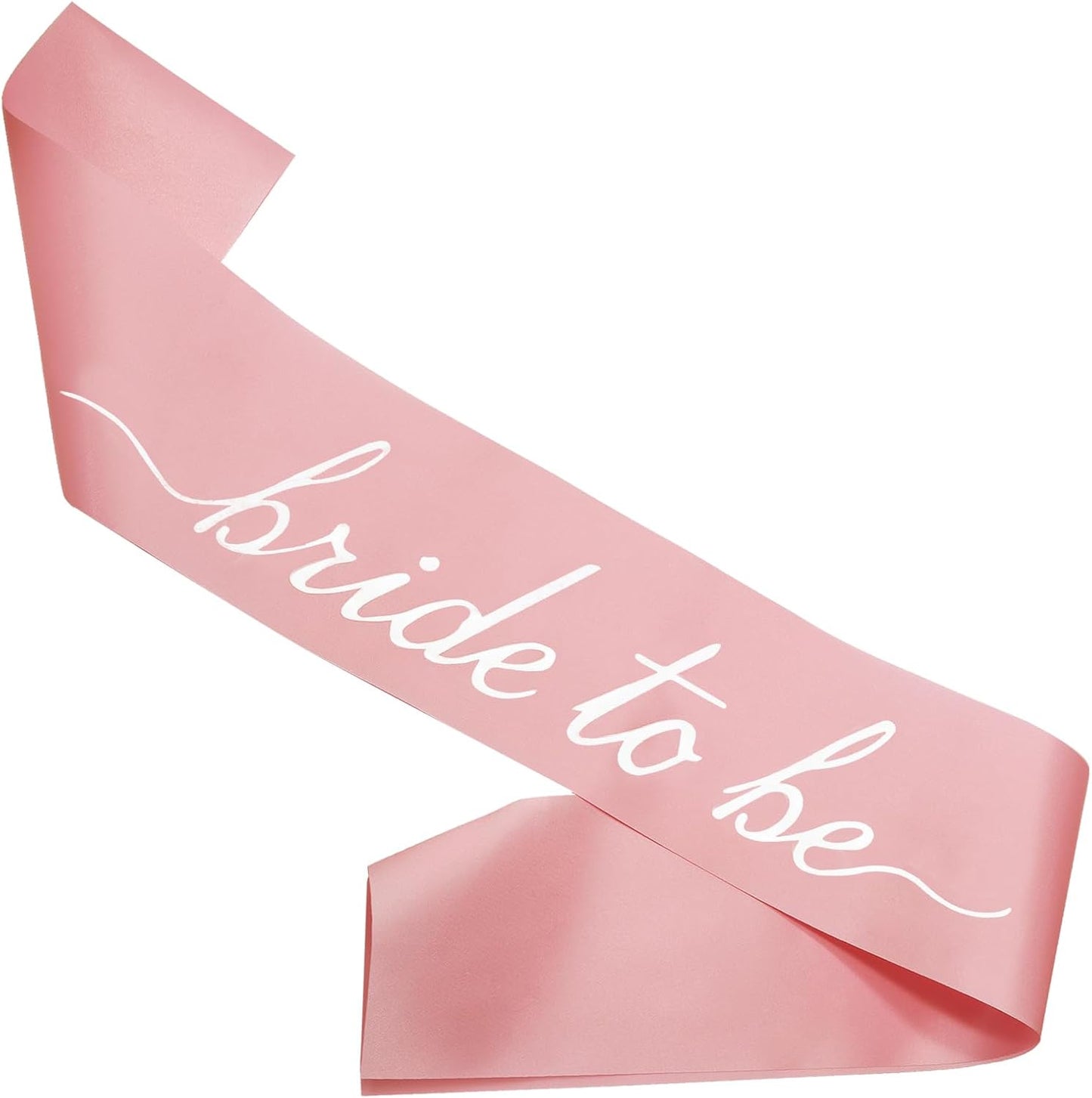 MILVOWOC Rose Glod Bride to Be Sash in Soft Satin, Bachelorette Party Wearable, Bridal Shower Accessory, Bach Decorations, Bridesmaid Present, Engagement Celebration Supplies,1 Pack