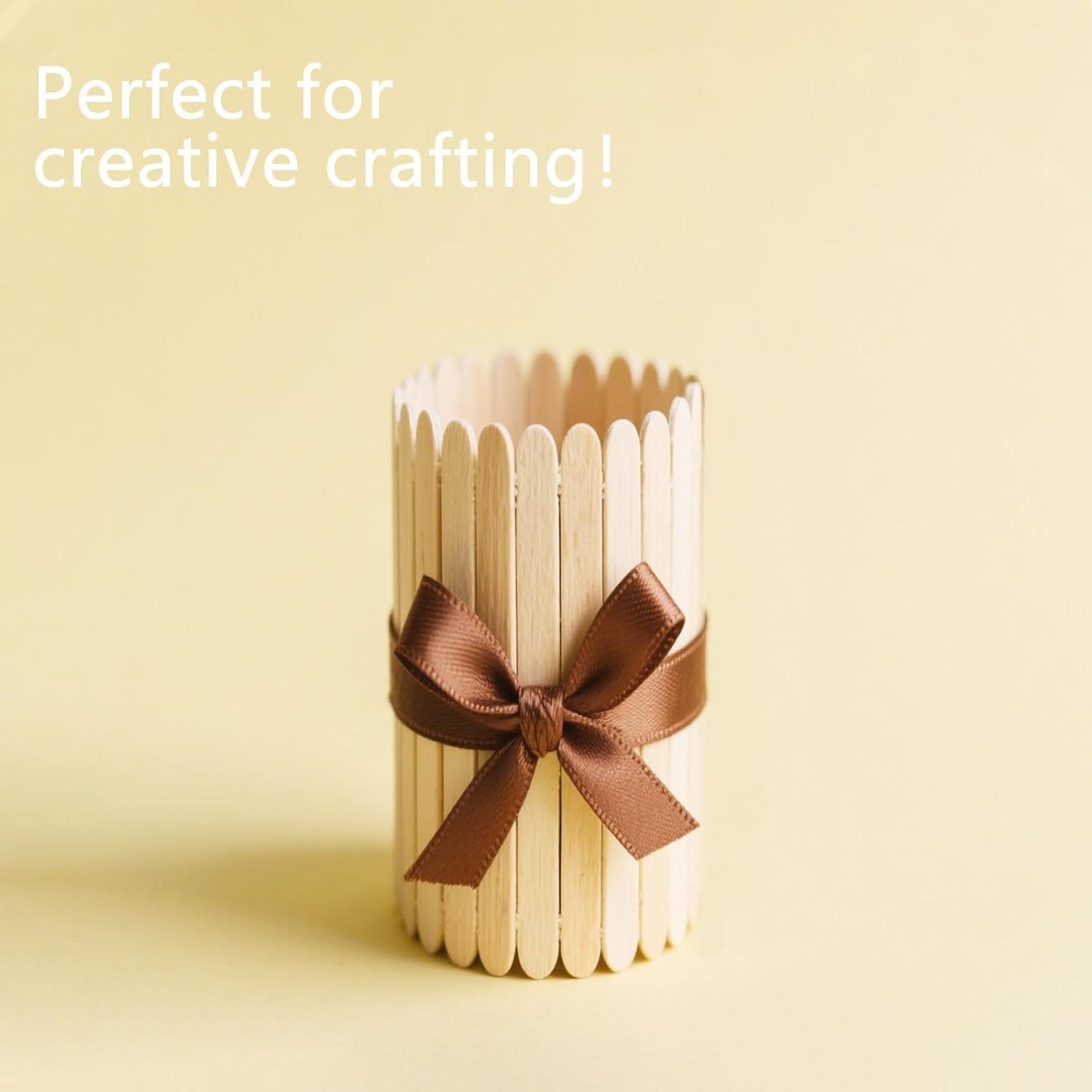 110 Pack Birch Wood Coffee Stirrers, 7.5 Inch Sturdy Coffee Stir Sticks, Smooth Round Ends, Splinter-Free Disposable Stir Sticks for Coffee, Cocktails, Office, Home Use