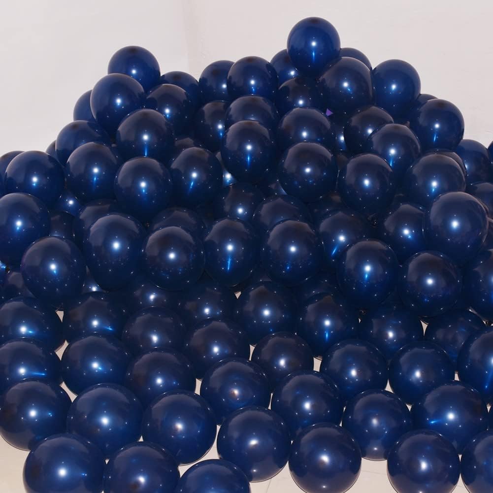 400 Pack 5 Inch Navy Blue Latex Balloons Helium Balloons Party Balloons Decorations Supplies