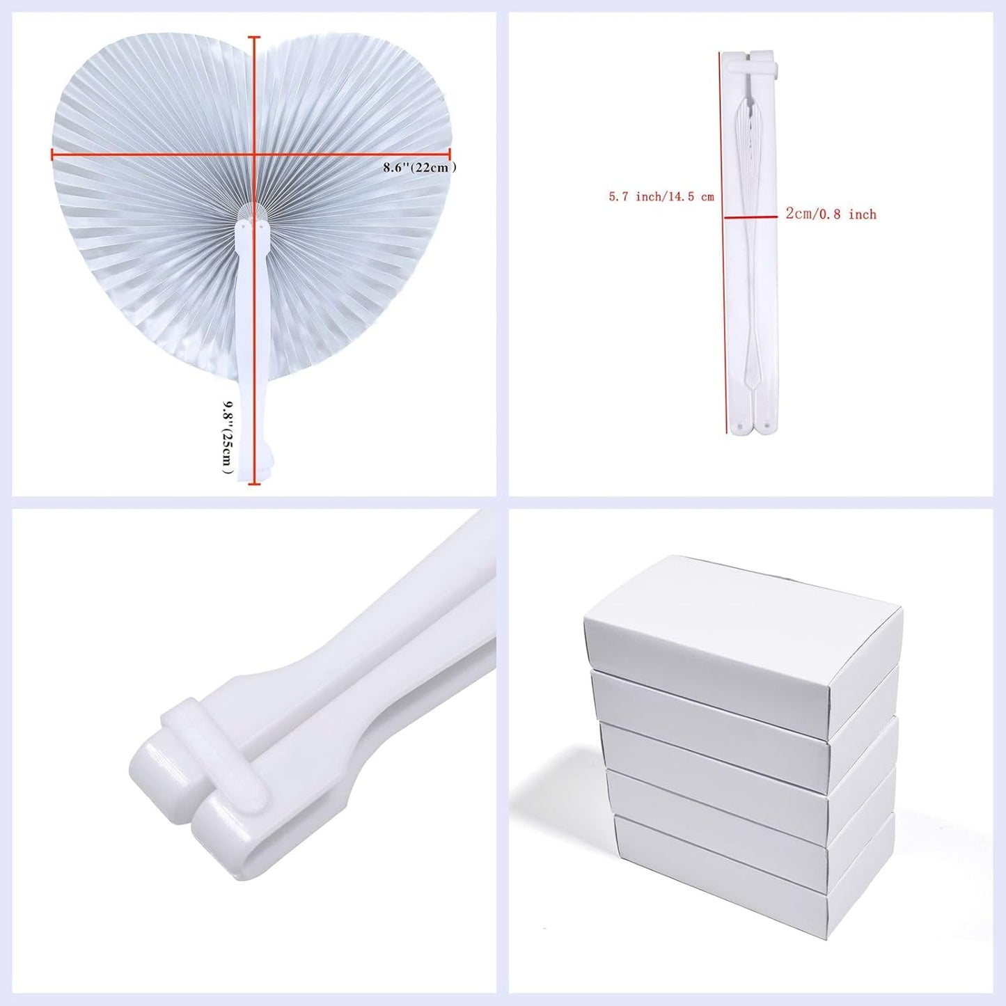 12 Packs Decorative Paper Folding Hand Fans Handheld,Silver Heart Foldable Wedding Fans Chinese and Japanese Fans Bulk for Bridal Guest Church Party Favors Dancing Birthday DIY