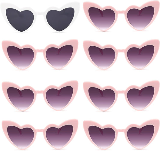 YOGFIT Heart Sunglasses for Women Fashion Classic Love Eye Protection Sunglasses Vintage Cute Heart Sunglasses