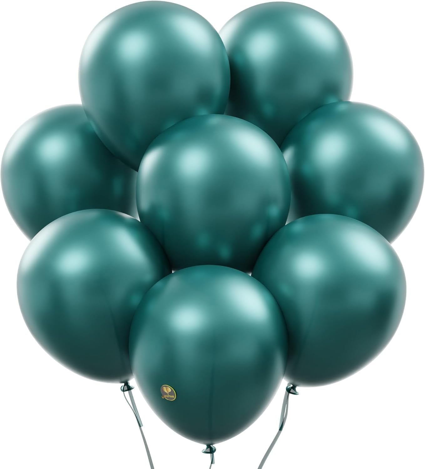 AFTERLOON® Biodegradable Balloons 24 pcs Pearlized Emerald Green 10 Inch Pearlescent, Thickened Extra Strong Natural Latex Helium Float, Colorful Bulk Color ballon Globos Para Decoration De Fiestas