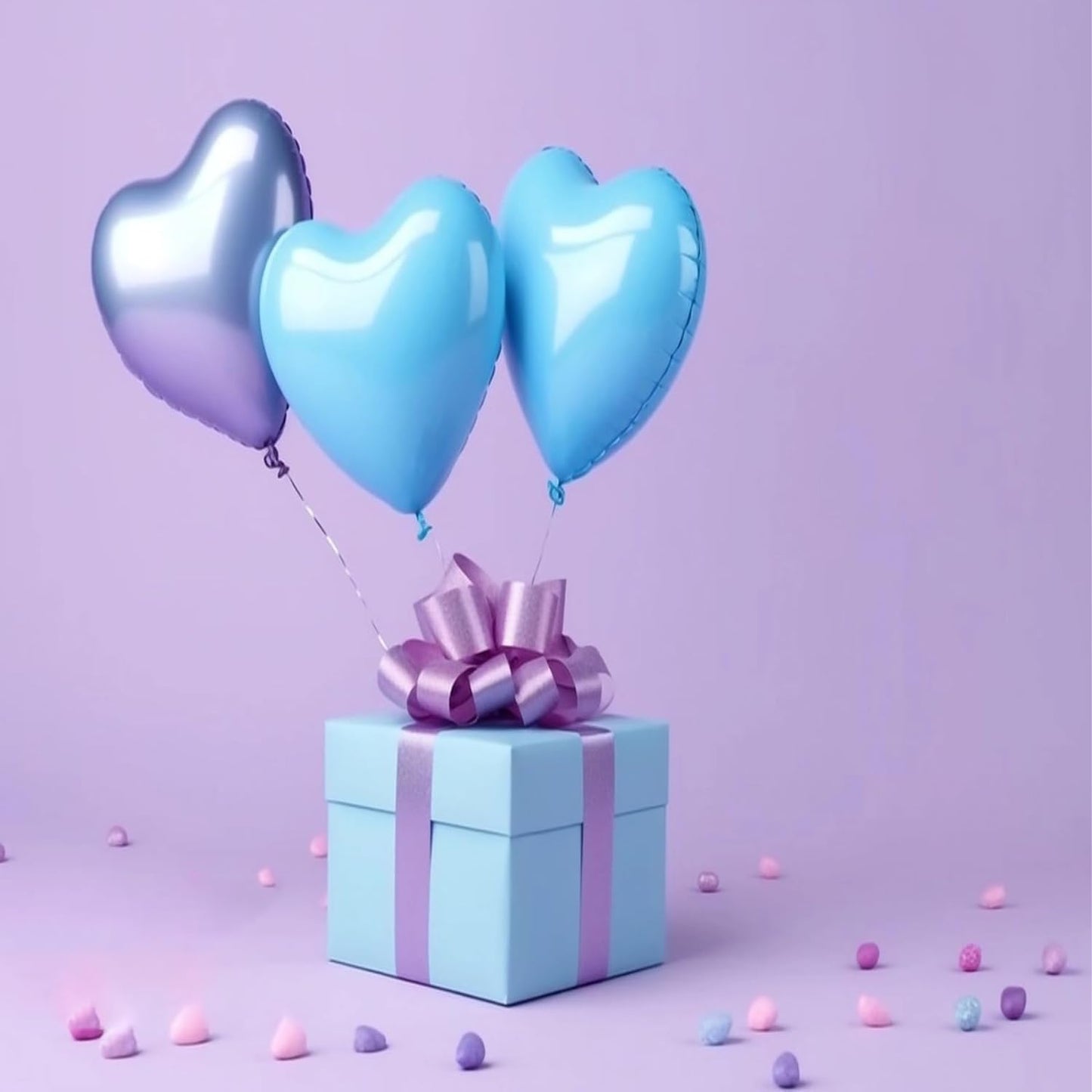 Vanhench 17.5"×963" (80 1/4FT) Blue Wrapping Paper, Sky Blue Kraft Paper Roll for Wedding/Fathers Day/Birthday/Baby Shower/Bouquet Flower Wrapping, Solid Color Blue Bulletin Board Paper