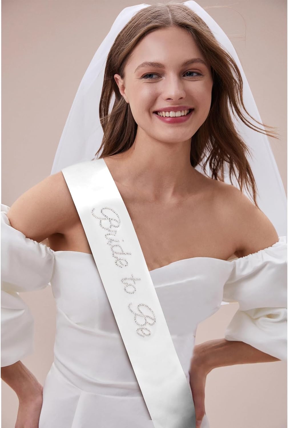 Canitor Veil Set Bachelorette Party Favors Accessories Bridal Shower Favors Gifts For Bride