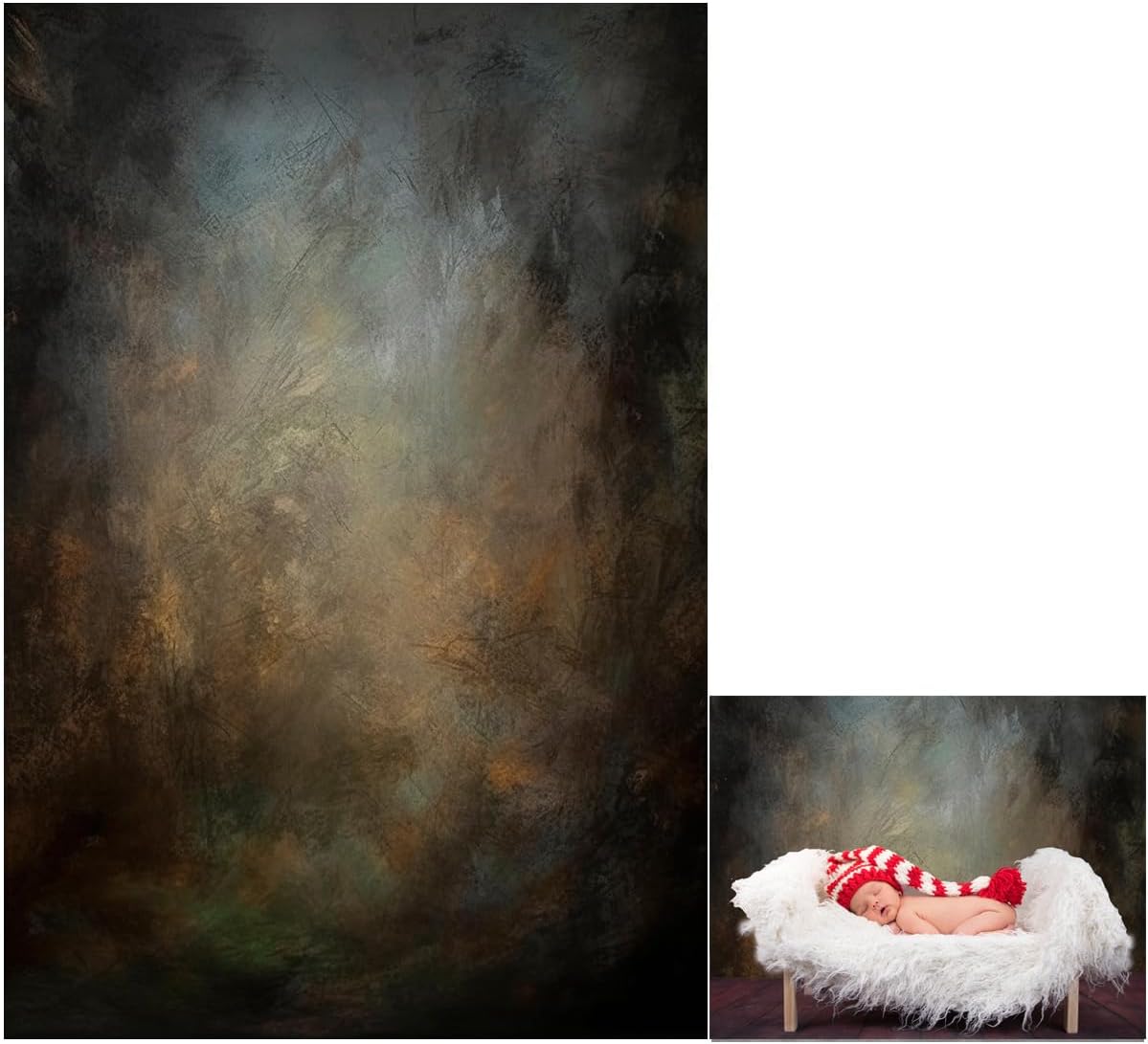 3x5ft Old Master Mottled Portrait Photography Backdrops Abstract Rust Spots Backdrop Background for Photoshoot