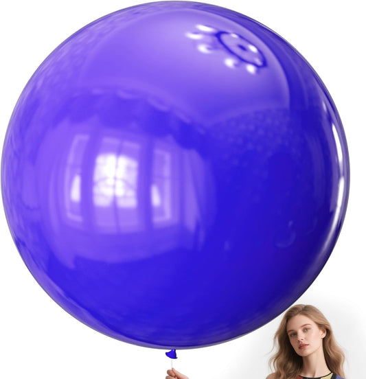 KAWKALSH Purple Balloons 9pcs, 36 Inch Large Balloons for Garland or Arch as Party Wedding Baby Shower Decorations