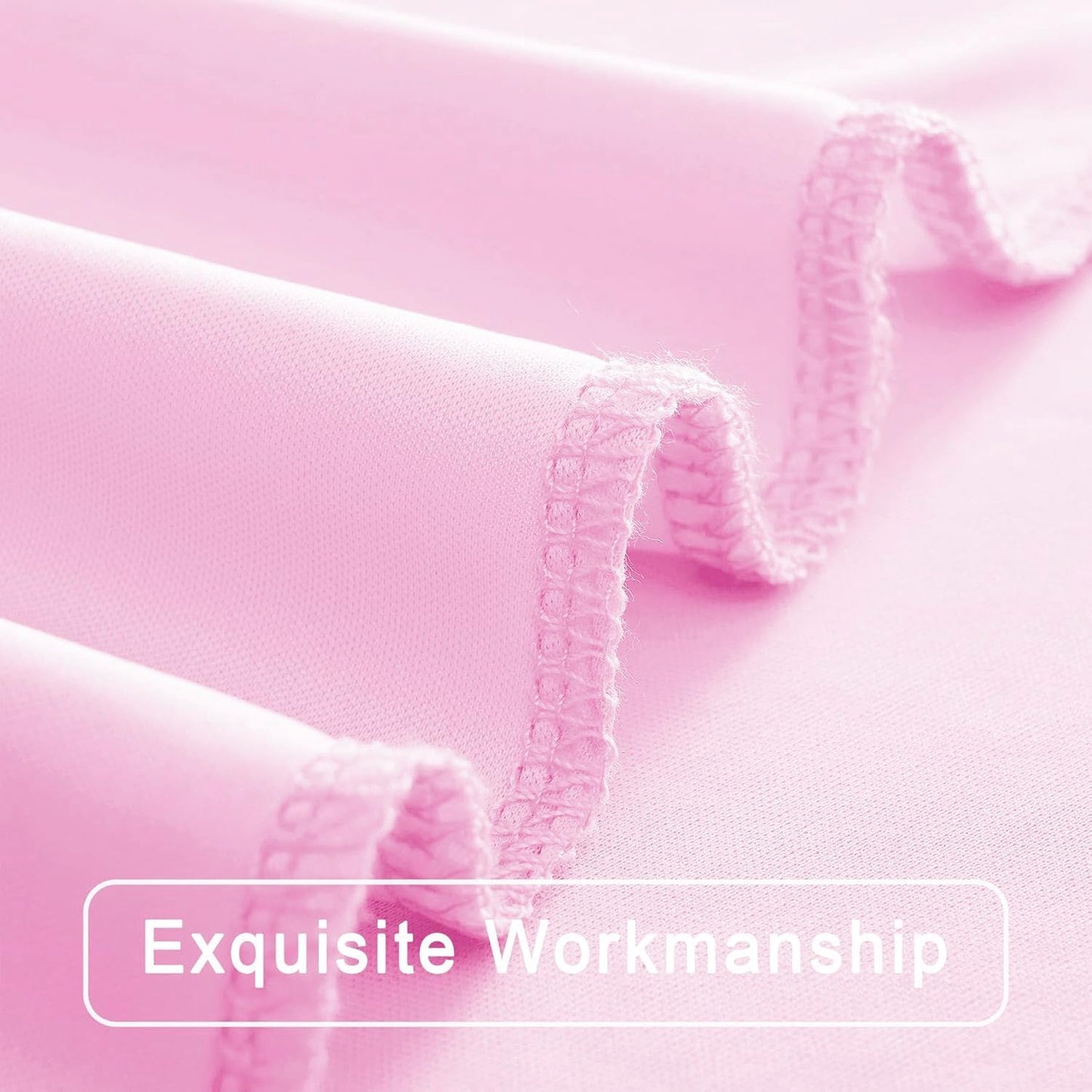 10 ft x 10 ft Pink Backdrop Curtains for Parties, Wrinkle Free Baby Pink Photography Backdrop Drapes for Wedding Grils Birthday Baby Shower Bridal Shower Party