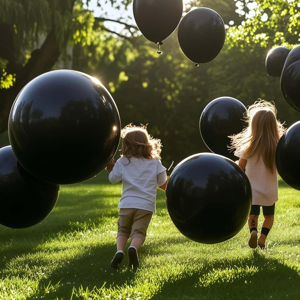 35 Pack Black Balloons 36 Inch Black Latex Party Large Balloon Bulk for Various Party Events Decorations