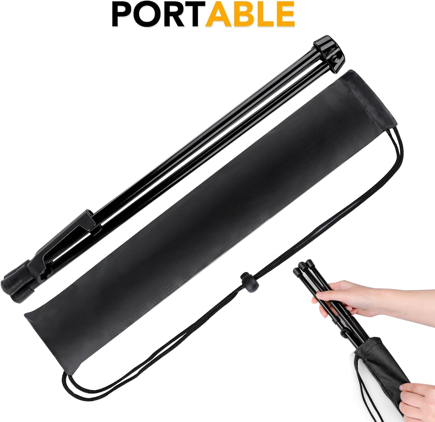 AROIC 3 Pack 14'' Tabletop Easels, Black Steel Table Top Easels for Display, Adjustable Portable Table Top Easel for Paintings, Signs, Posters,Frame Pictures(with 3 Bags)