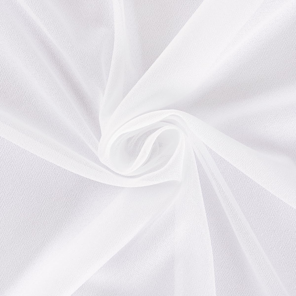 White Wedding Arch Draping Fabric 4 Panels 29" x 20 FT White Drapes for Backdrop Sheer Curtains Wedding Drapes for Romantic Bridal Baby Shower Ceremony Birthday Party Fall Outdoor Events