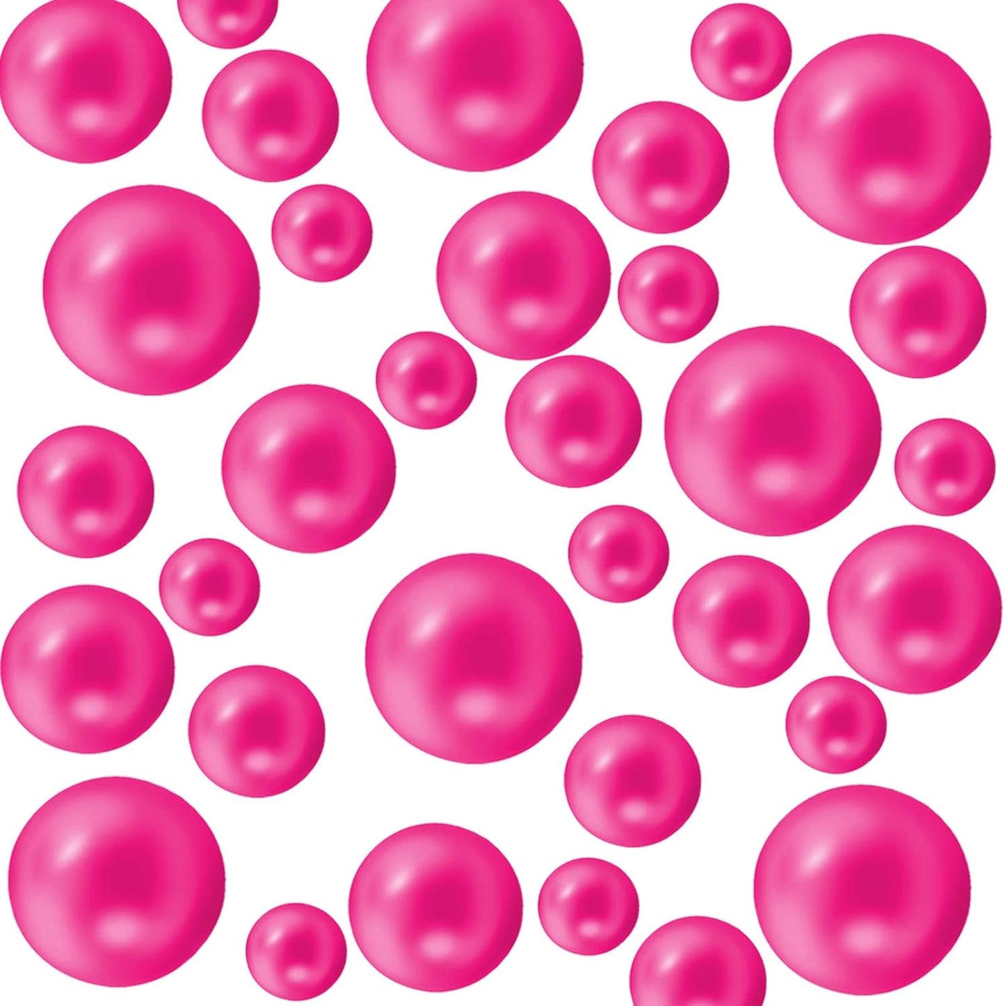 300Pcs Pearl Vase Filler, Rosepink No Hole Faux Pearl Beads for Centerpieces Vases, Candle Centerpieces, Wedding Birthday Party Home Decor 8/10/14/20mm