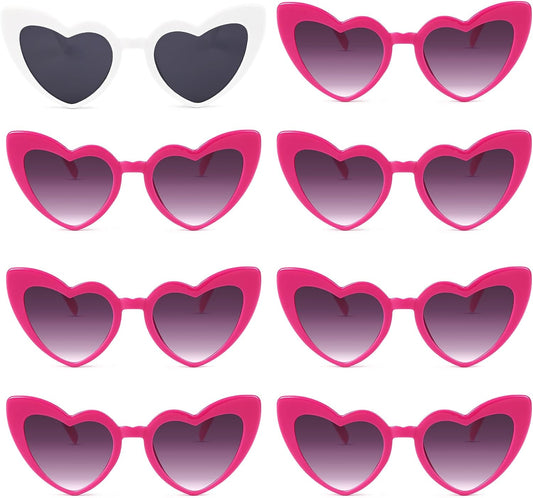 YOGFIT Heart Sunglasses for Women Fashion Classic Love Eye Protection Sunglasses Vintage Cute Heart Sunglasses