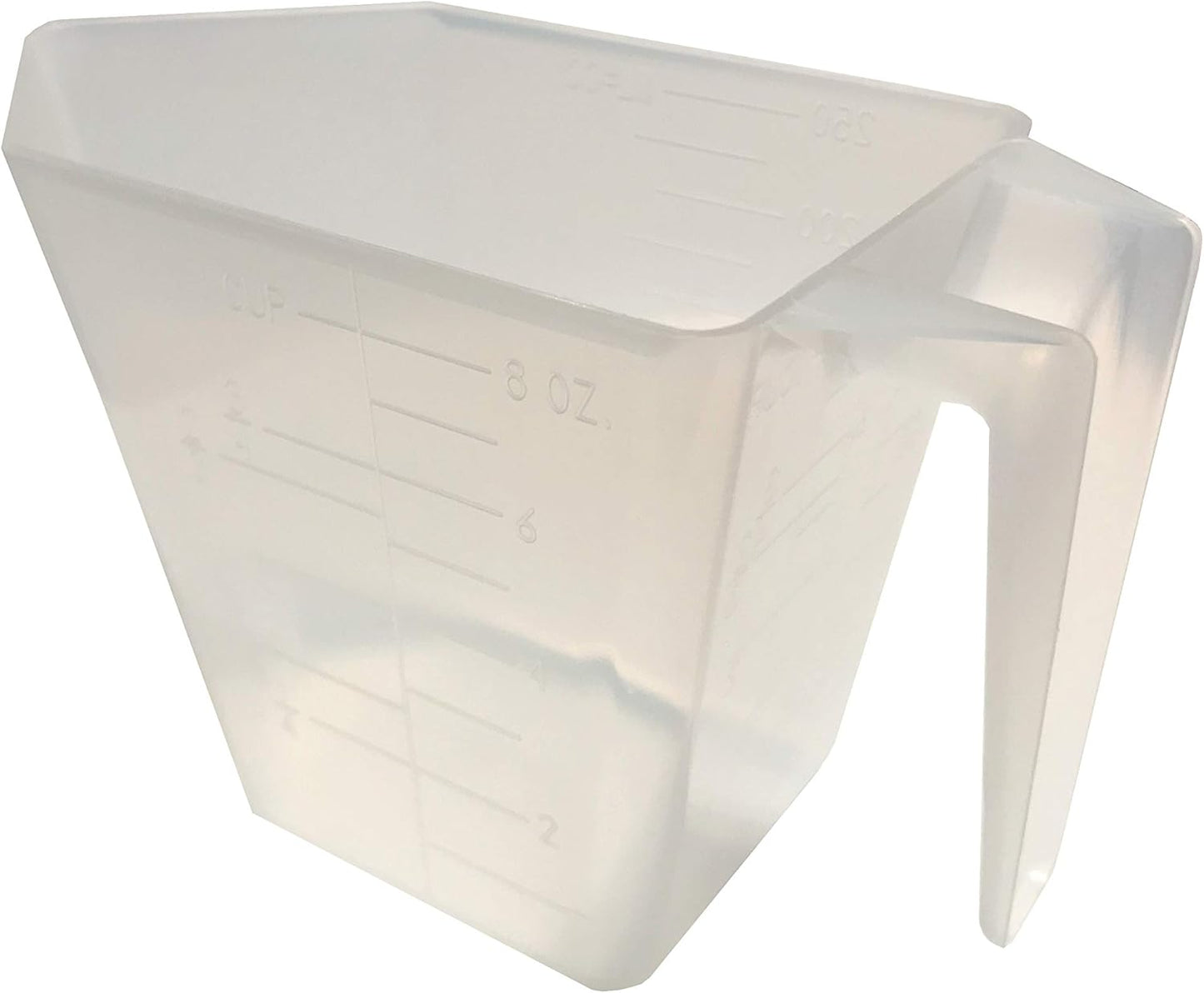 1 Cup (8 Oz. | 250 mL) Scoop for Measuring Coffee, Pet Food, Grains, Protein, Spices and Other Dry Goods (Pack of 10)