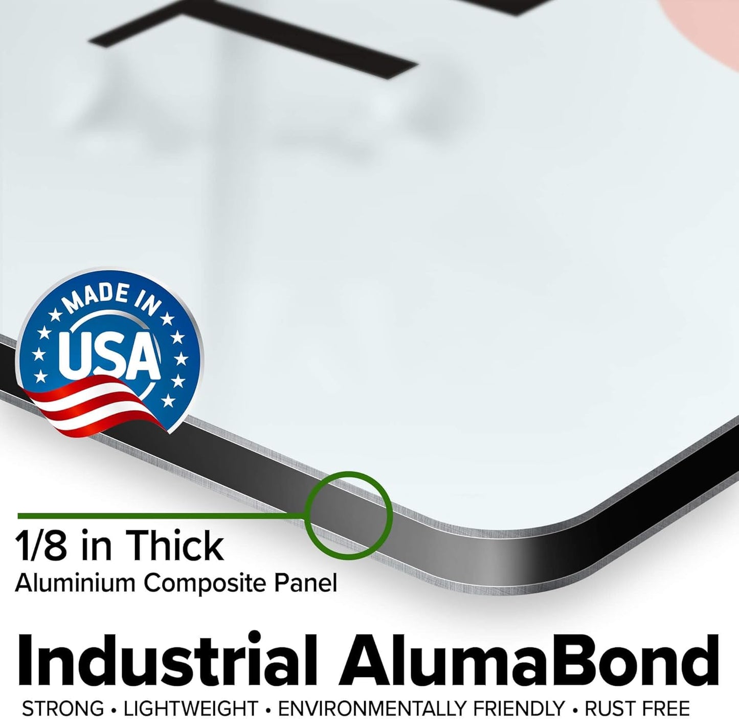 Custom Sign, Custom Street Sign, 11 Font Colors, 13 Font Styles, 4 Hole Options, 22 Sizes, 18x18 Inches, Rust Free DiBound, Fade Resistant, Made in USA by My Sign Center (Minimalist)