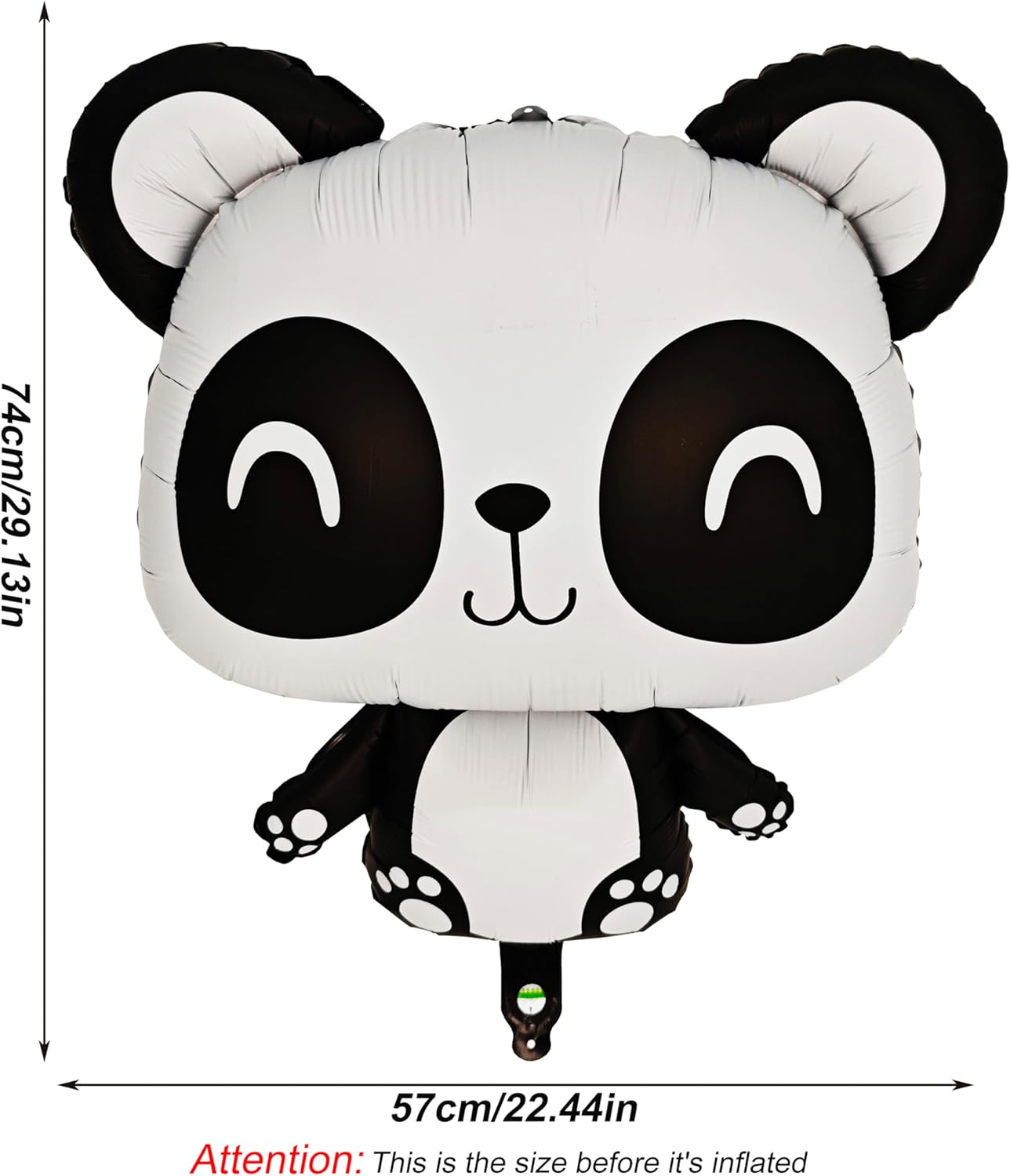 Giant Panda Balloon Cute Black And White Panda Animal Foil Balloon For Jungle Creations Safari Theme Birthday Party Kids Baby Shower Party Decorations Supplies