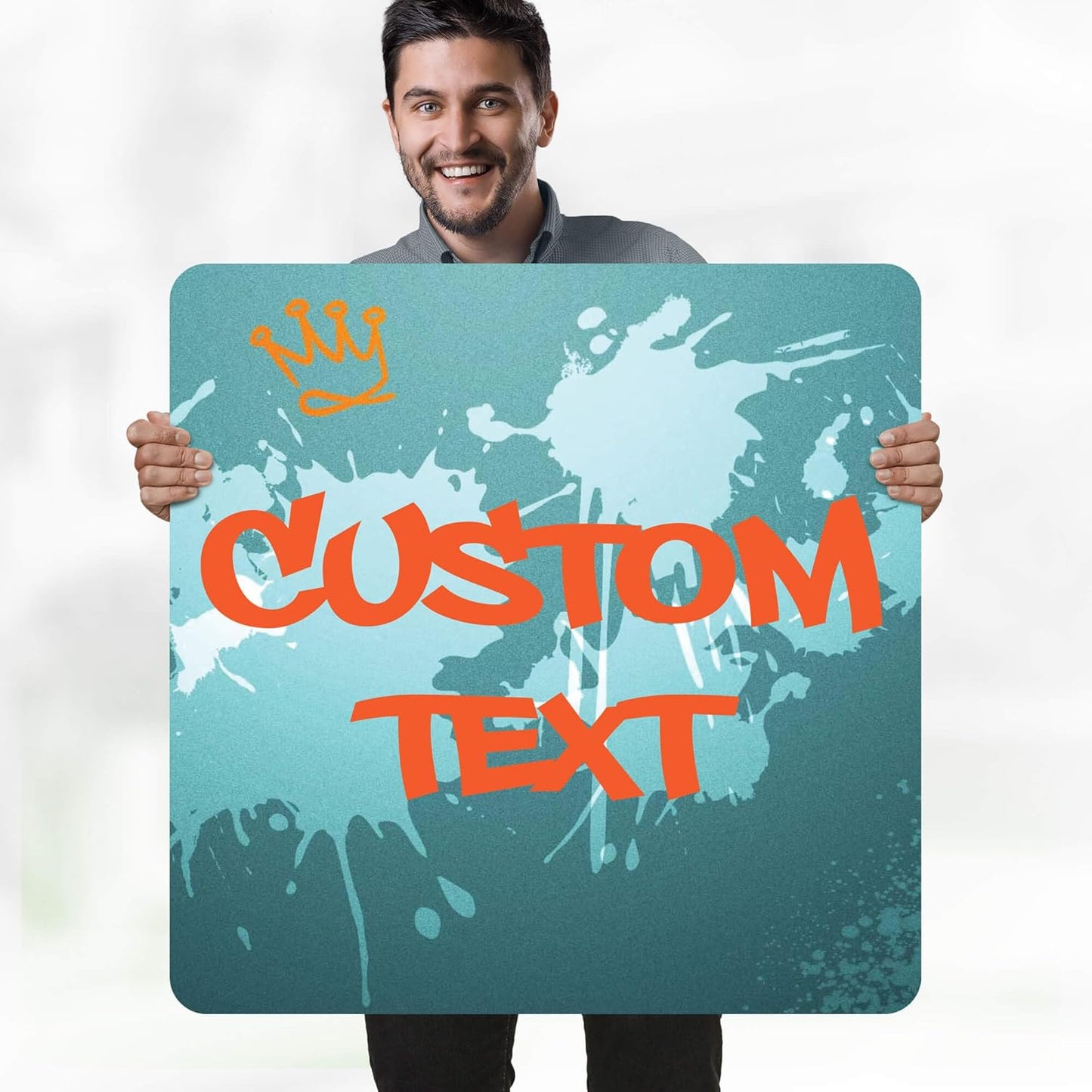 Custom Sign, Custom Street Sign, 11 Font Colors, 13 Font Styles, 4 Hole Options, 22 Sizes, 30x30 Inches, Rust Free DiBound, Fade Resistant, Made in USA by My Sign Center (Graffiti)