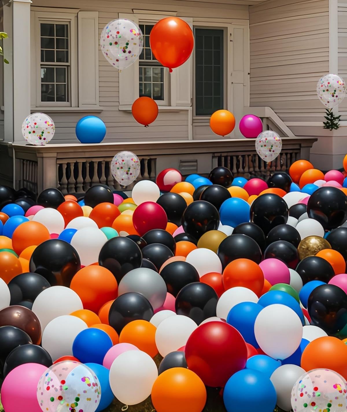 2000 Pcs Balloons Bulk 12 inch Assorted Colors Rainbow Latex Balloon 12 Colors, for Wedding, Graduation, Birthday Party Various Event Decorations