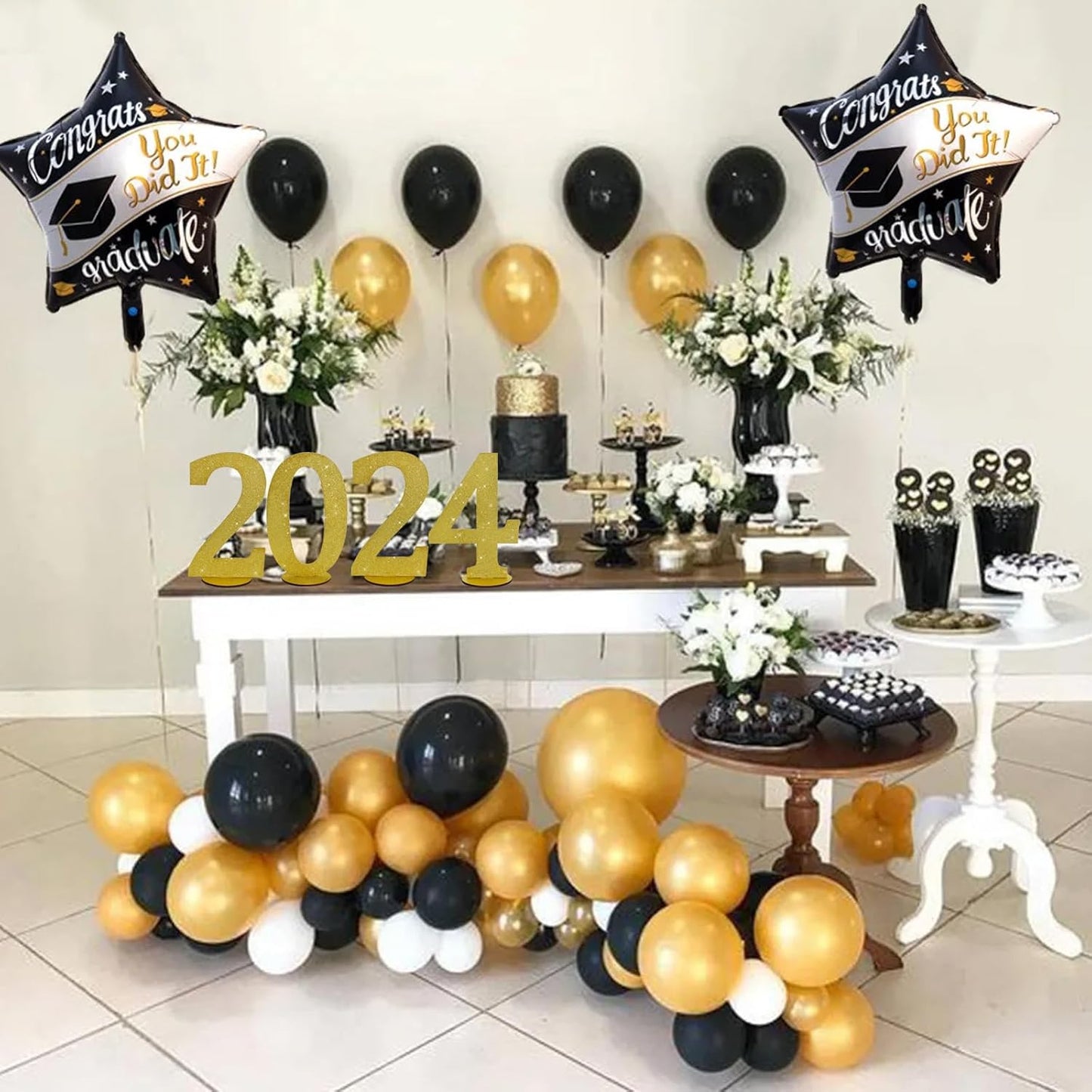 TONIFUL 11.8 Inch Gold Glitter Numbers Table Centerpieces 0-9 Birthday Party Decorations,Shining Gold Digital 0 for Birthday Party,Wedding,Bridal Shower,Engagement,Photo Shoot,Anniversary