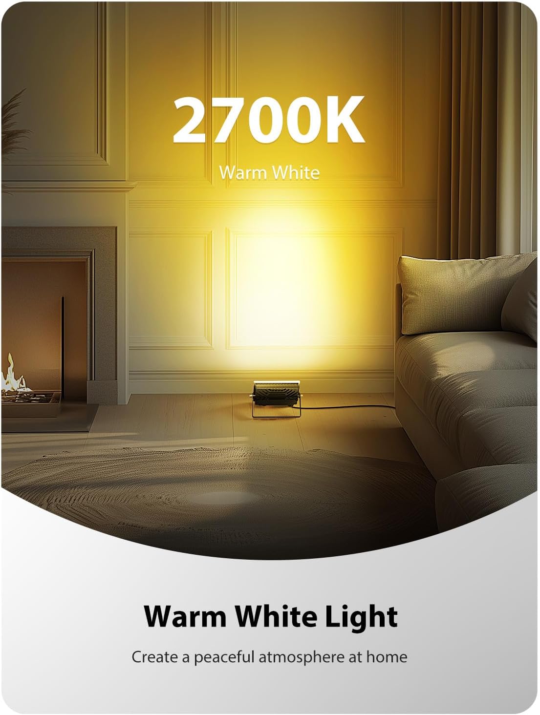 Onforu 6 Pack RGB LED Flood Light Outdoor, 50W Color Changing Uplights with Remote, 2700K Warm White IP66 Stage Lighting, Landscape Floor Spotlights Indoor, Uplighting Indoor Floor Light for Christmas