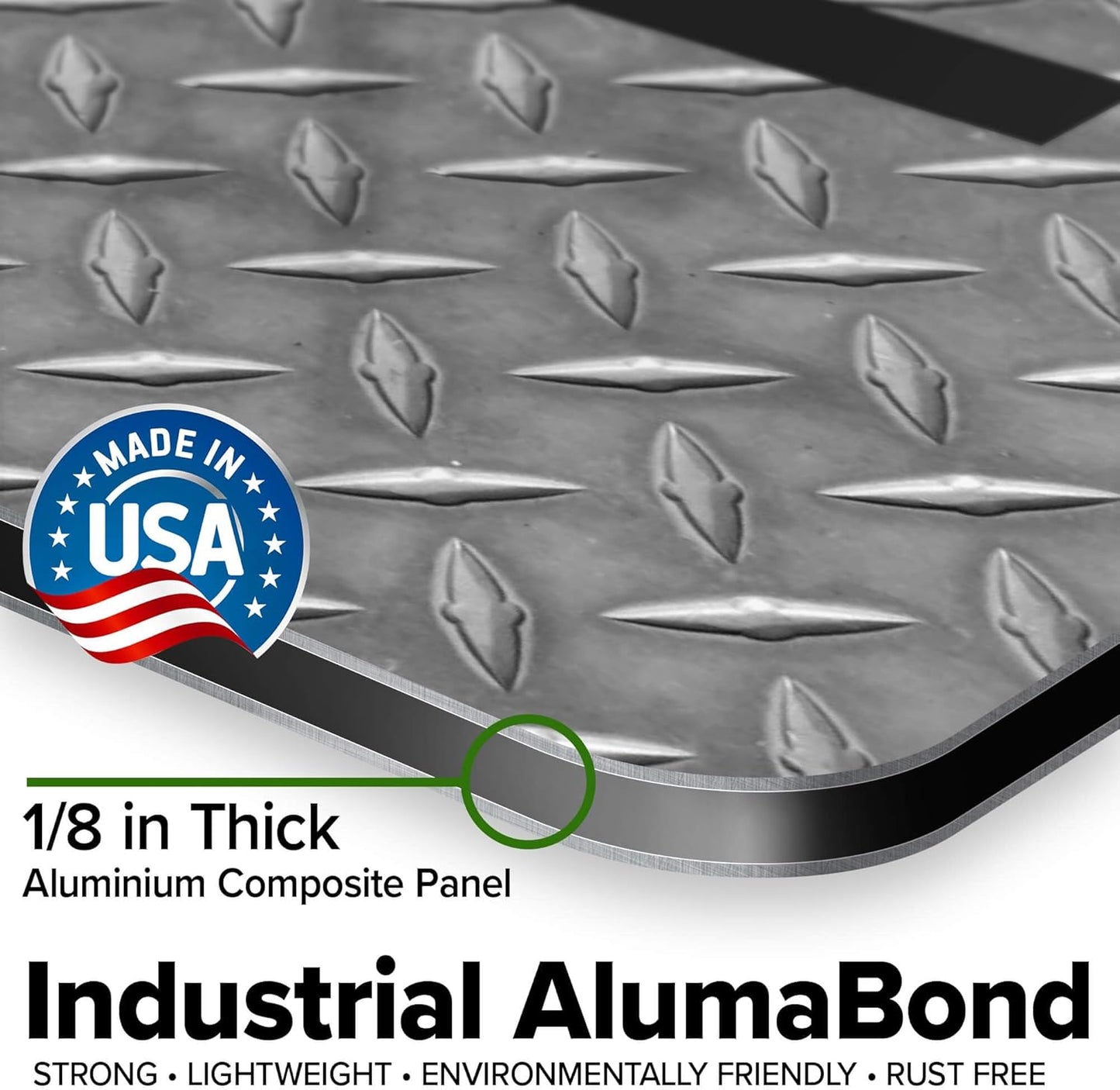 Custom Sign, Custom Street Sign, 11 Font Colors, 13 Font Styles, 4 Hole Options, 22 Sizes, 30x30 Inches, Rust Free DiBound, Fade Resistant, Made in USA by My Sign Center (Diamond Metal)