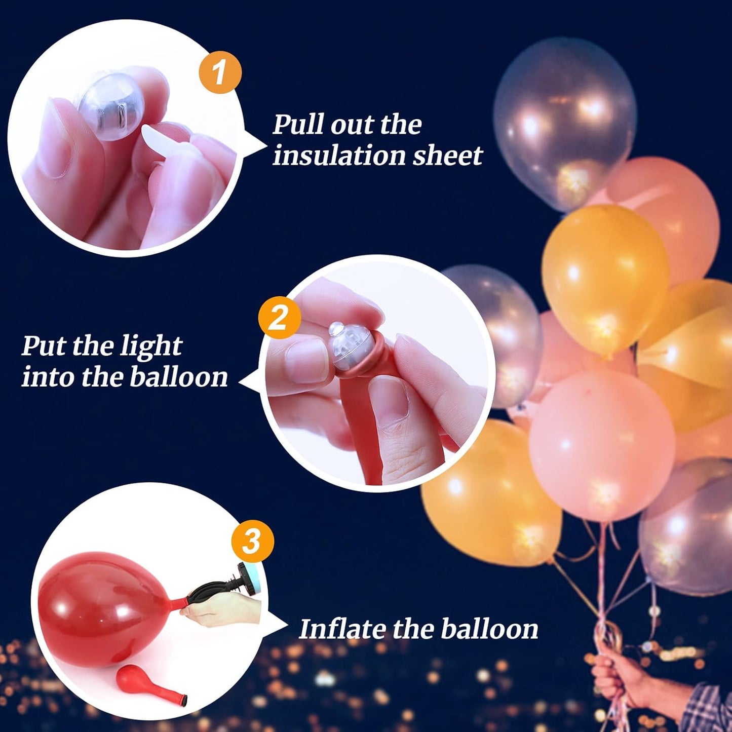 200PCs Balloon Lights, Long Standby Time Mini Ball Light, Mini Led Lights for Paper Lantern, Easter Eggs and Party Wedding Birthday Festival Christmas Decoration (Glow steadily Red)