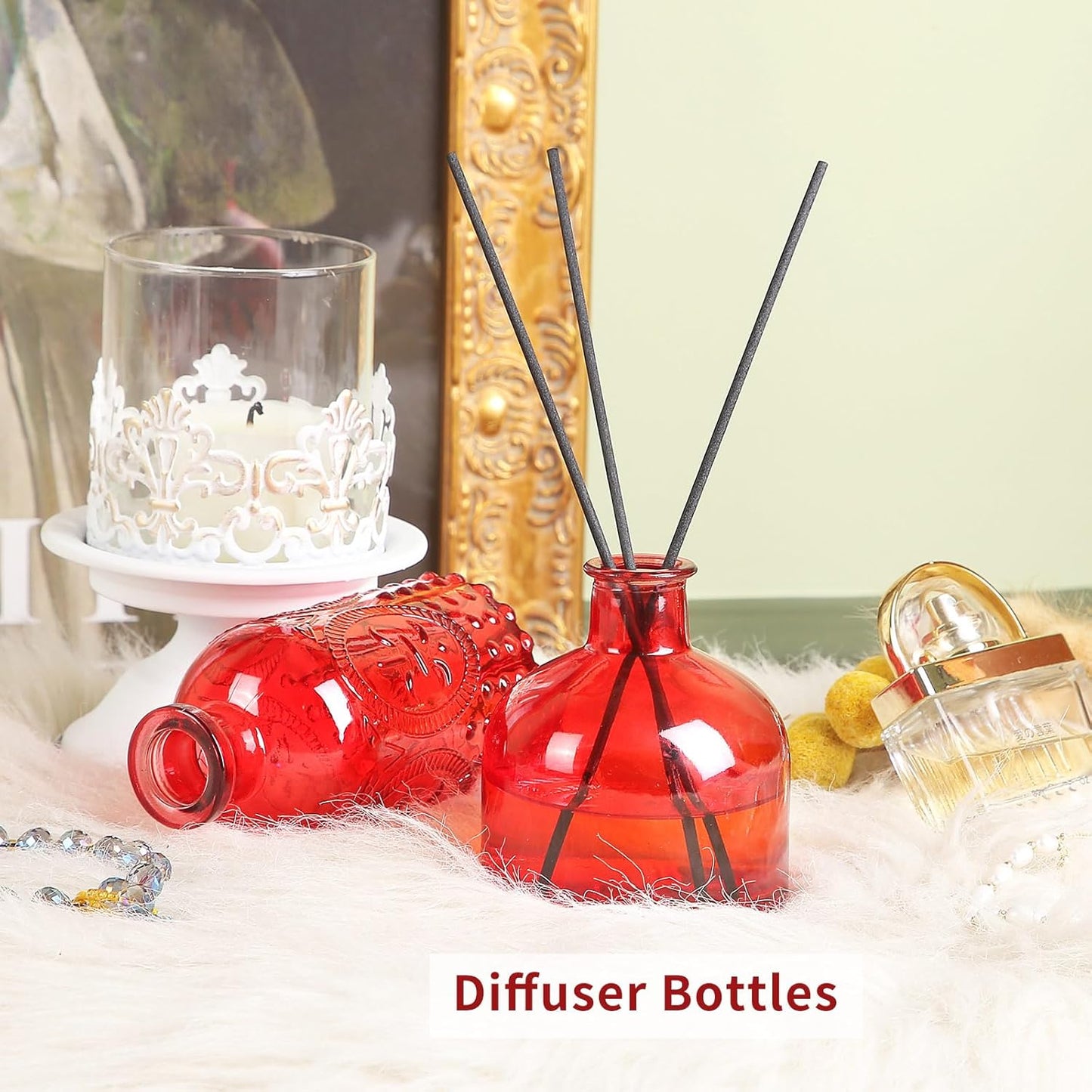 Glass Bud Vases Set of 30 pcs for Wedding,Home Decor,and Events,Mini Vases for Centerpieces and Gifts,Ideals for Candle Holders,Diffuse Bottles,Plant hydroponics Stations(Wine Red)