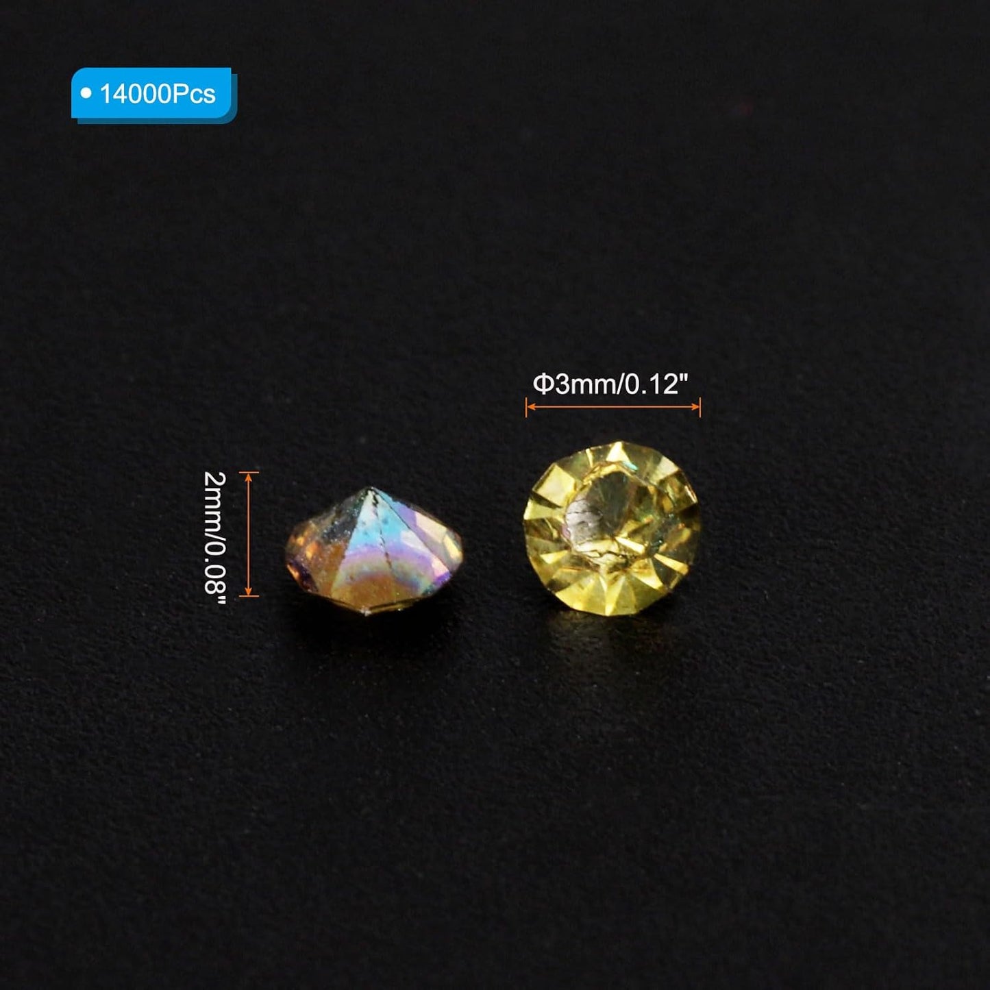 PATIKIL 14000Pcs Wedding Table Scatter Confetti Crystals 3mm Acrylic Diamonds Vase Fillers Gems for Table Centerpiece Decorations Bridal Shower Party, Olive Green AB