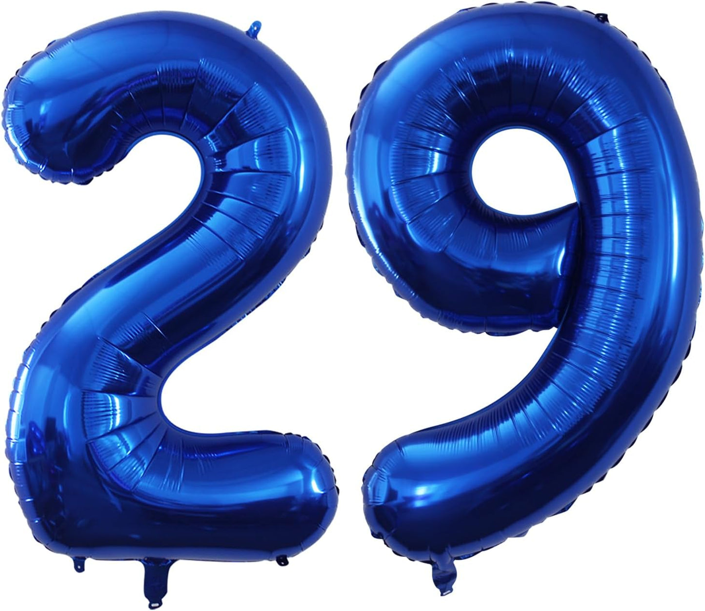 GOER Number 29 Balloons for 29th Birthday Party Decorations,42 Inch Jumbo Foil Helium 92 Balloons for 92nd Birthday Party Decoration (Blue)