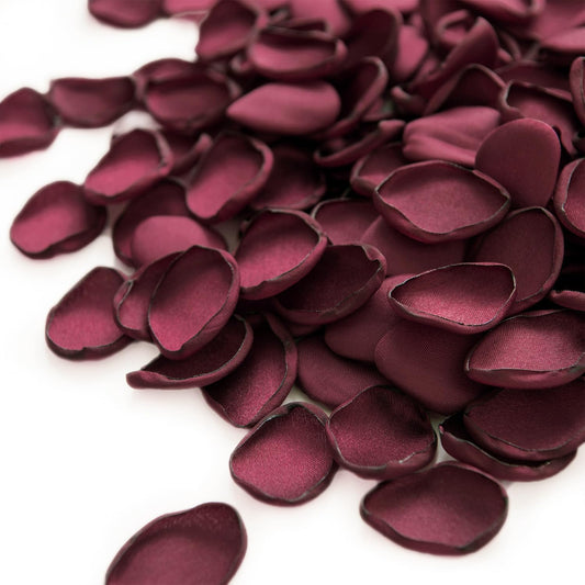 Ling's Moment Rose Petals, Silk Flower Petals for Wedding/Aisle/Flower Girl Baskets/Table Centerpiece Décor,etc.Red Clay 200pcs