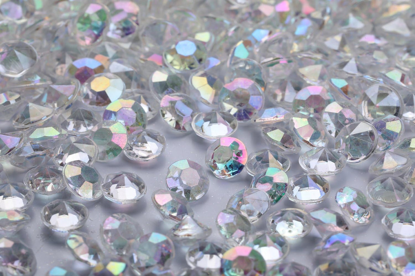 5000 pcs/Pack Wedding Table Scatter Confetti Crystals Acrylic Diamonds 6 mm Rhinestones for Wedding, Bridal Shower, Vase Beads Decorations (6mm, AB Clear)