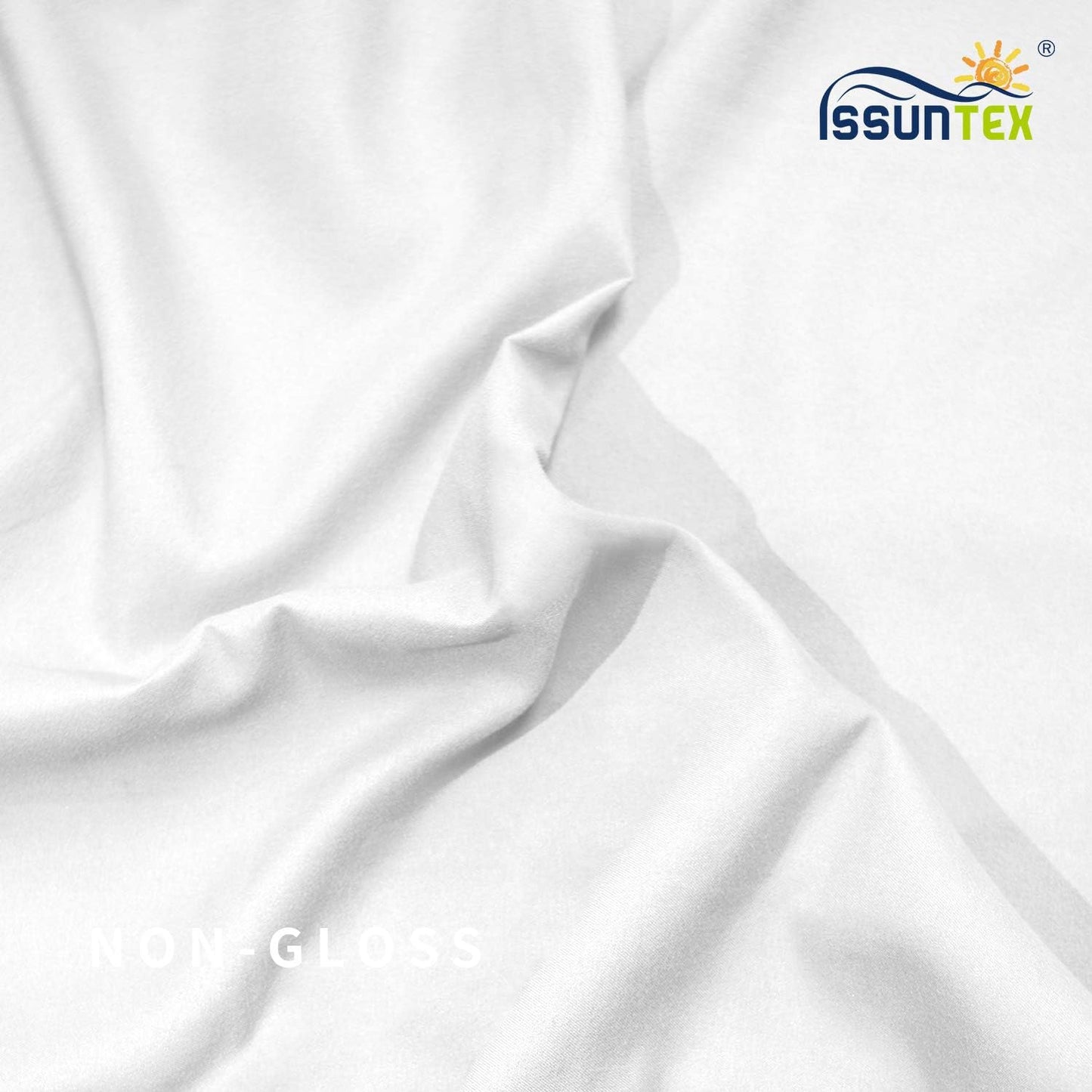 ISSUNTEX 10X10 ft/3X3 Meters Background Photo Backdrop, Photo Studio, Collapsible High Density Screen for Video Photography and Television-White