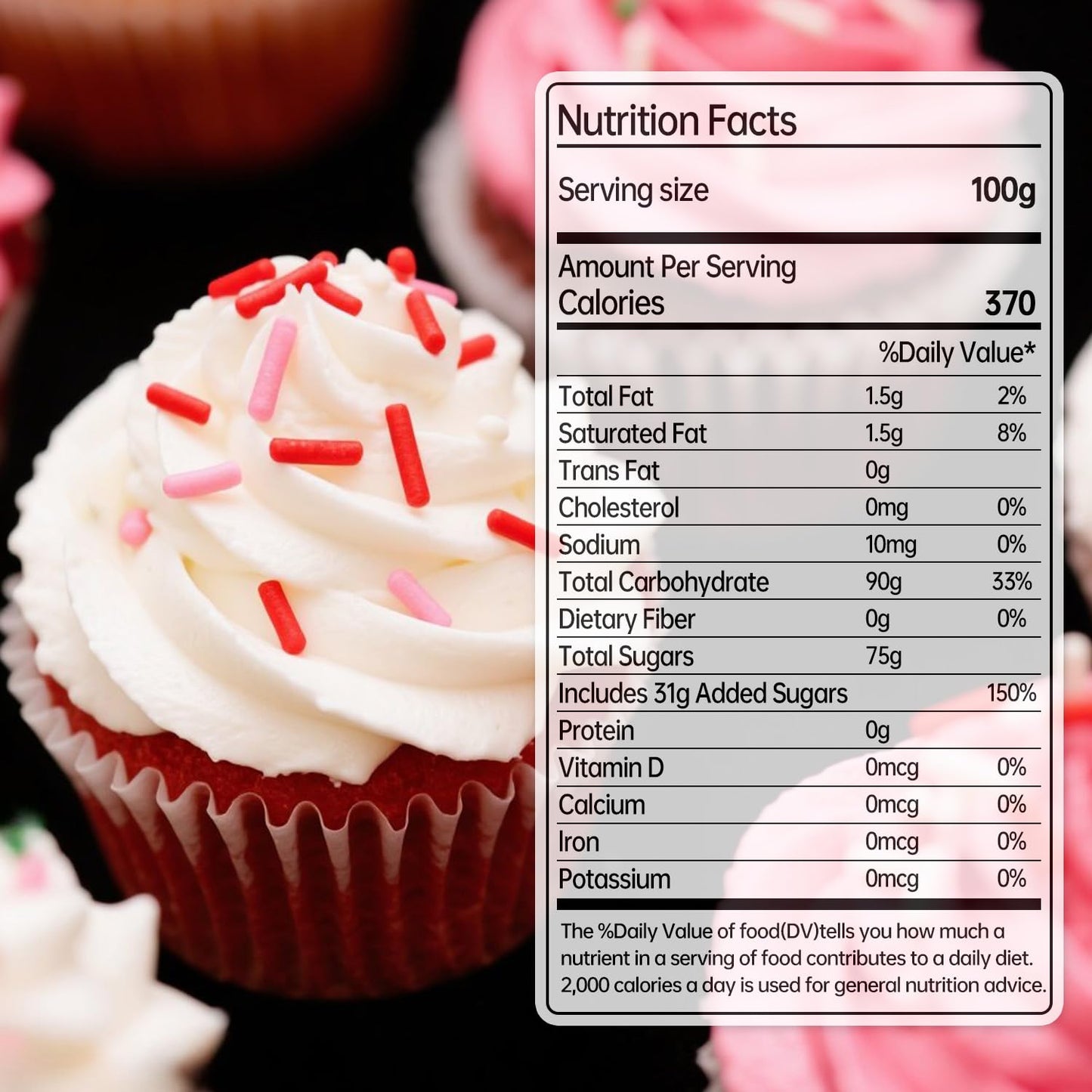 Pink Jimmies Sprinkles, Edible Sprinkles For Cake Decorating, Pink Red and White Sugar, 150g/5.29oz, Cupcake & Ice Cream Topper, Mother's Day, Valentine's Day, Wedding Party Supplies