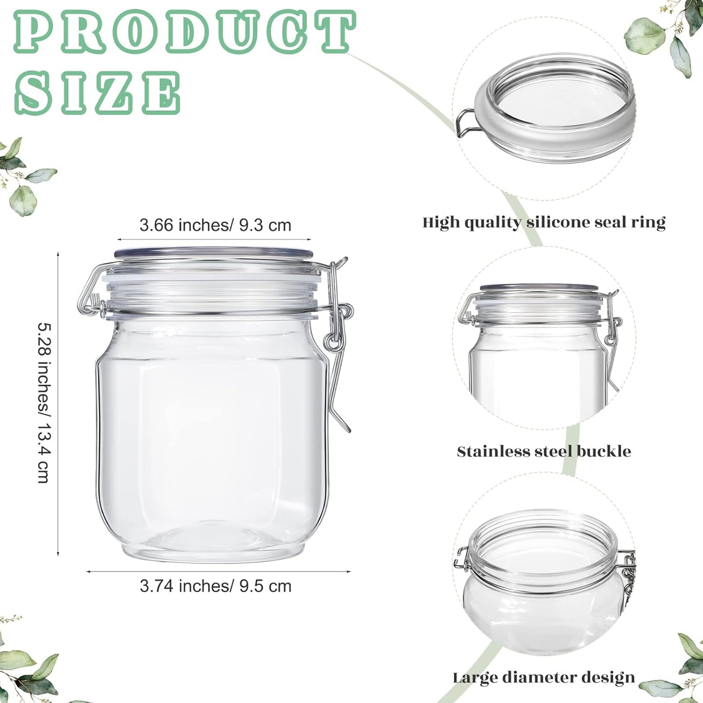 Roowest Baby Shower to Baby Advice Cards for New Parents to Be - Tip Jar Sign for New Parents 60 Parenting Advice Cards 10 HB Pencils 2 Cute Stickers 1 Pet Bottle for Guests Games(Leaf)