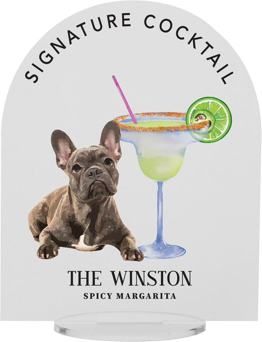 Pet Signature Drink Wedding Signs