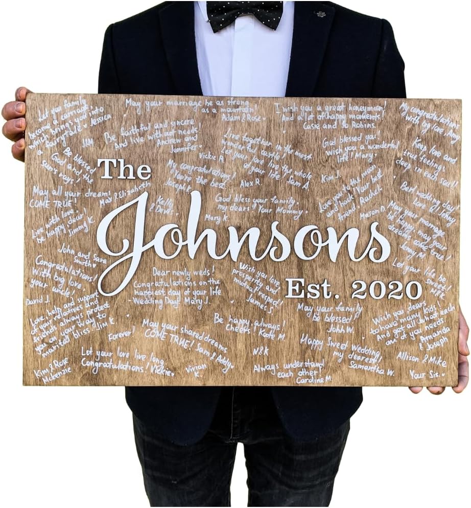 Wedding Guest Book Alternative, Medium - 16.1 inches (41 cm), Wooden Wish Book Circle, Unique Guest Book Sign, Wooden Guest Book, Wedding Autumn Decor, Wedding Wish Book, Wooden Rounded Guest Book