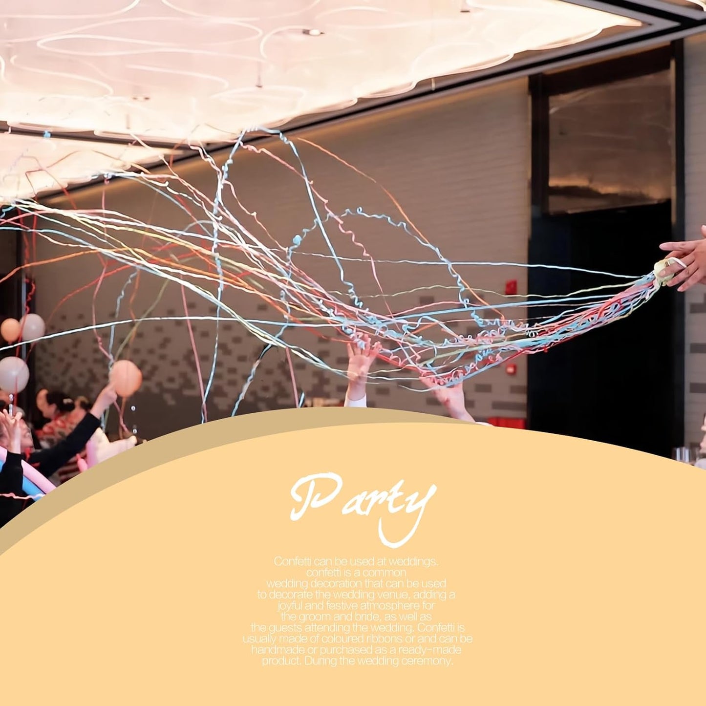 Confetti Poppers, 20Pack Plastic No Mess Streamers, Party Poppers for Birthday,Wedding,Celebrations,Graduation Party (Colorful, 20 Pack)