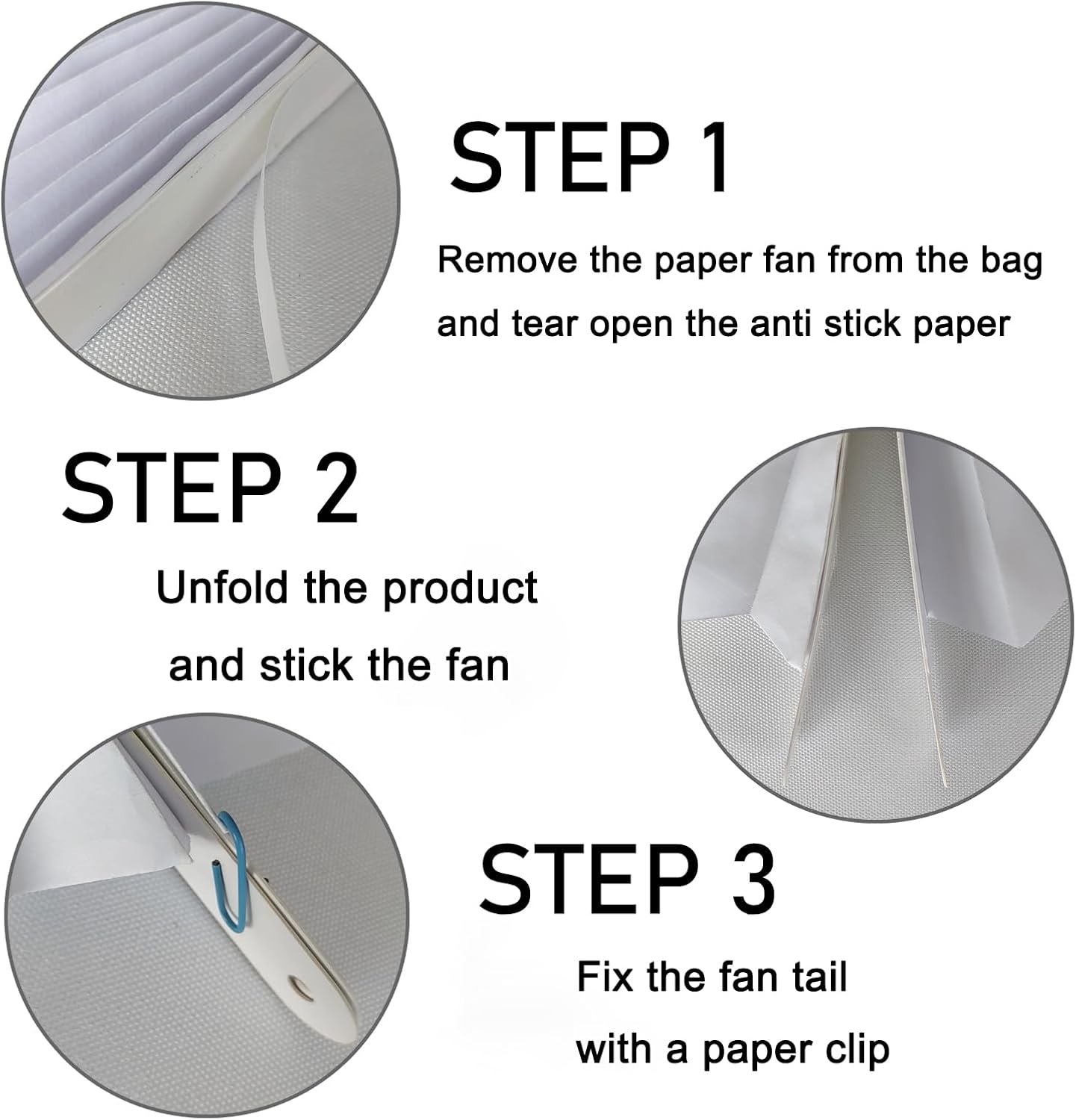 White Party Decorations,Wedding Decorations for Party Events Accessories,White Birthday Decor,Anniversary Decorations,Birthday Decorations for Men 12in Hanging Paper Fans 30 Color DIY Set(White)