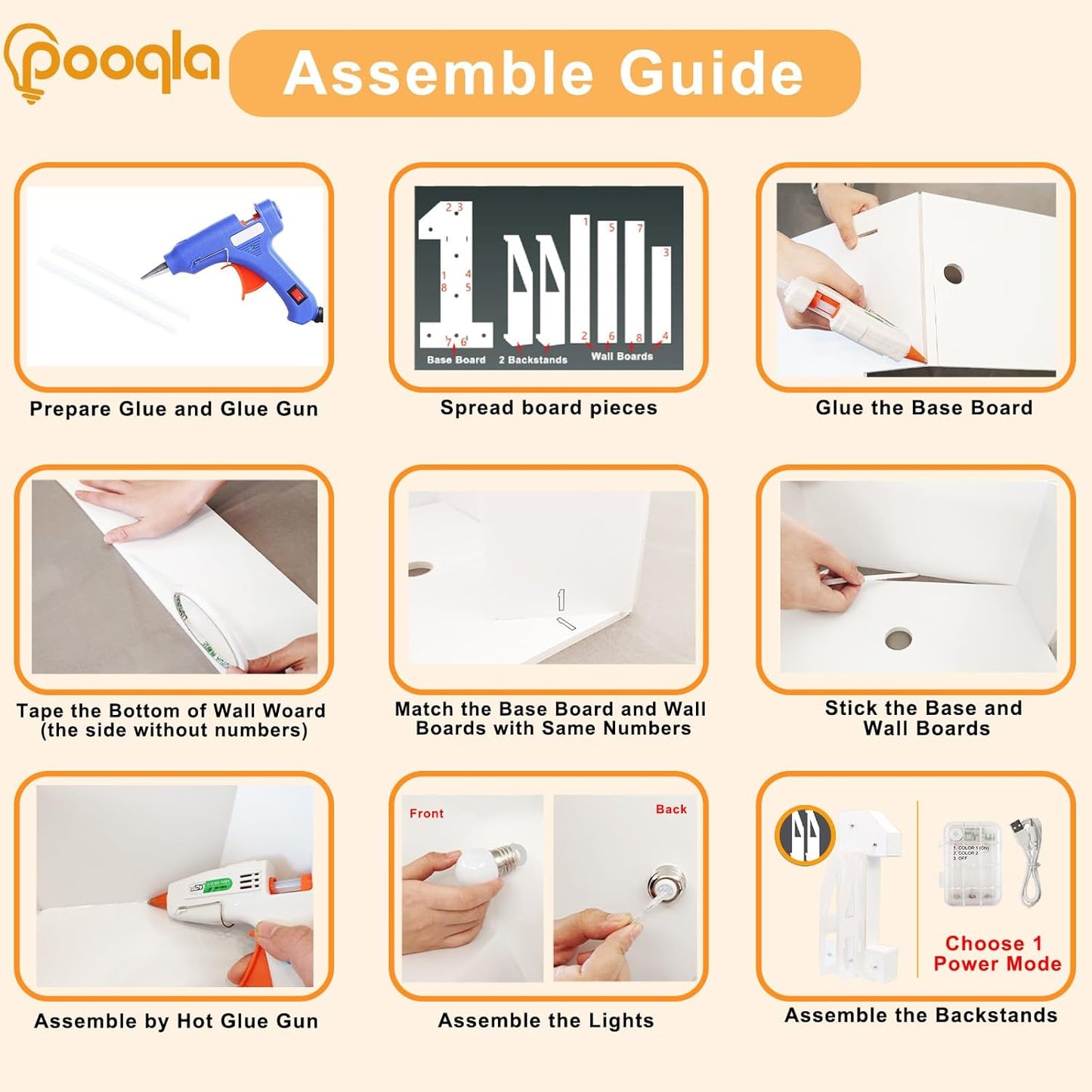 Pooqla 3FT Marquee Light Up Numbers for 5th Birthday Decorations, Light Up Marquee Number 5 Birthday Gift for Girls Boys, Anniversary Wedding Party Decor, Large Lighted Number 5