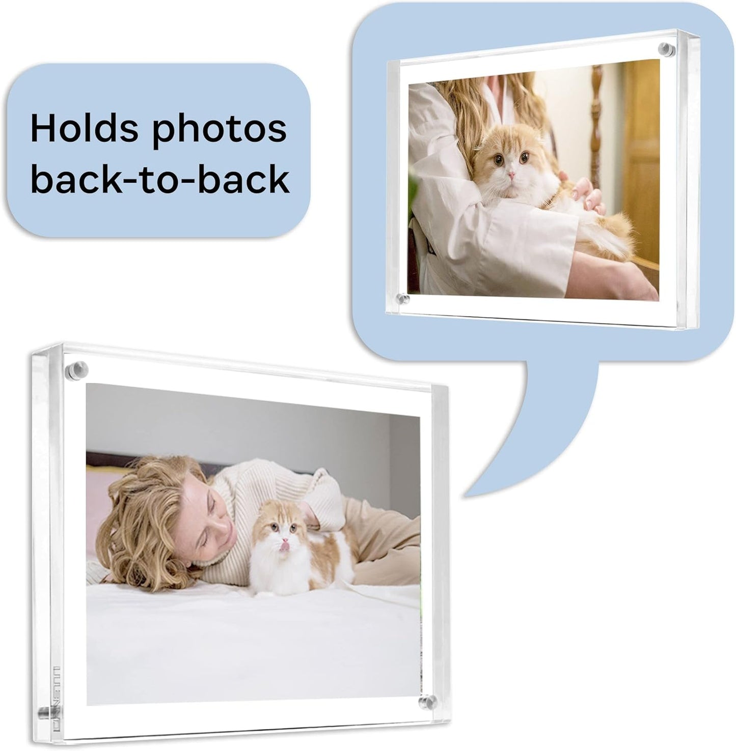 Canetti Design Group The Original Magnet Frame - Clear Acrylic 6x8 inch