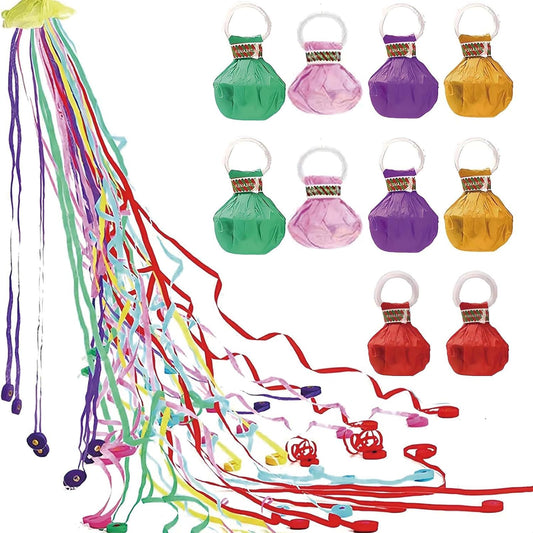 Mess-Free Streamer Poppers for Weddings & Birthdays! Reusable Confetti Alternative, Instant Celebration with Colorful Streamers. Easy Cleanup Party Poppers - Biodegradable Decor!