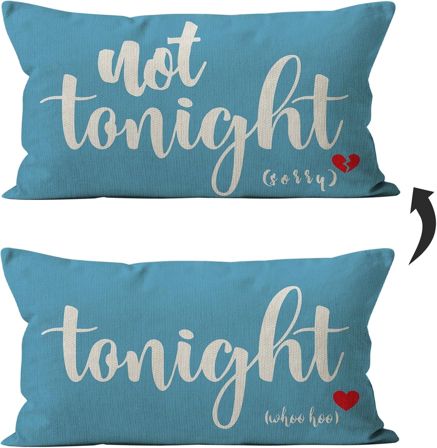 Mancheng-zi Bridal Shower Pillow Covers, Bachelorette & Wedding Gifts - Funny Throw Pillows for Bedroom (Blue, 12x20)